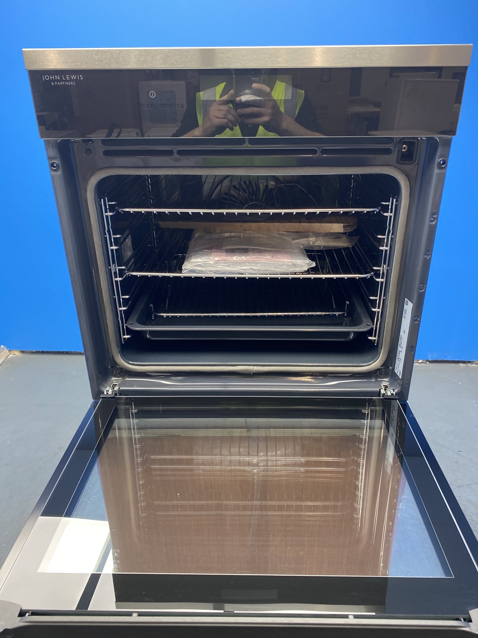 John Lewis JLBIOSS750 71L Built-In Self-Cleaning Single Oven