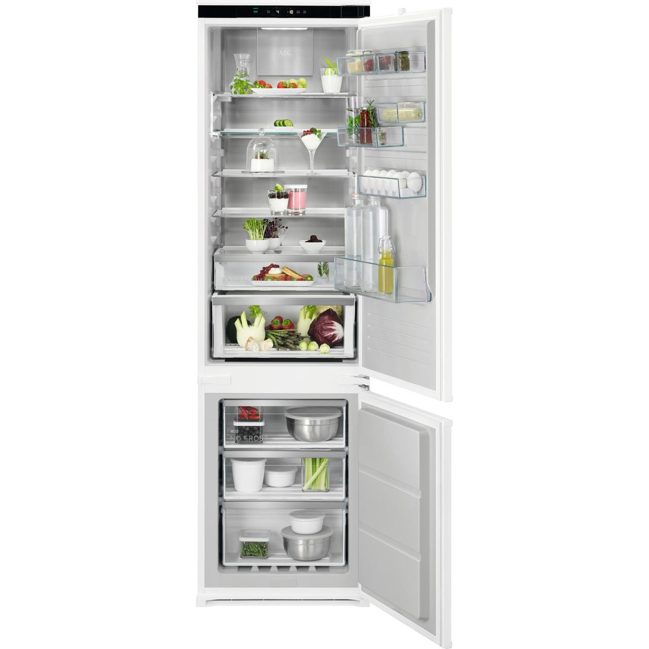 AEG 8000 Series NSC8M191DS Integrated Fridge Freezer – Renew 2 U