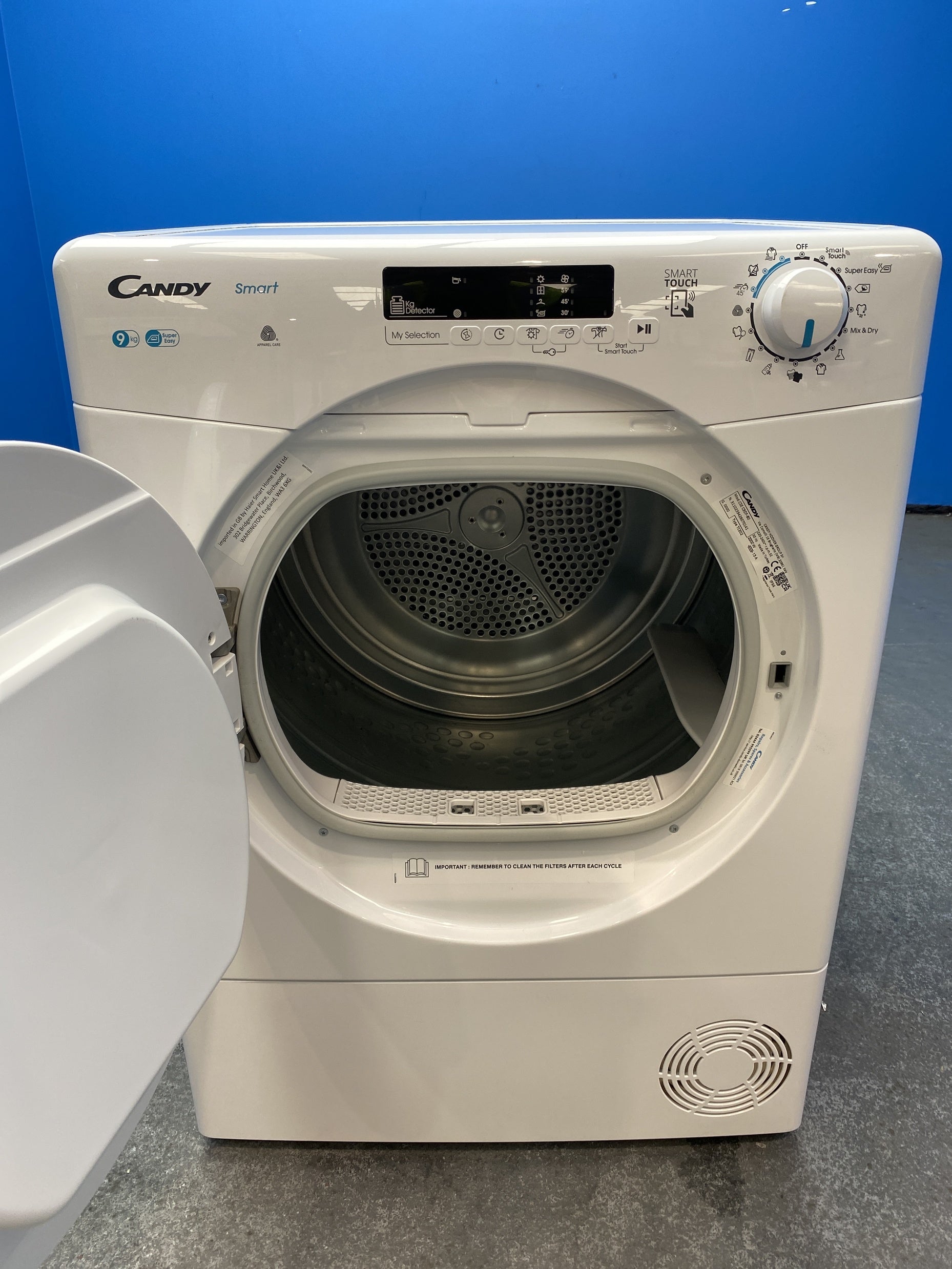 #GRC-160-198 - Candy CSE C9DF 9kg Condenser Smart Pro Tumble Dryer