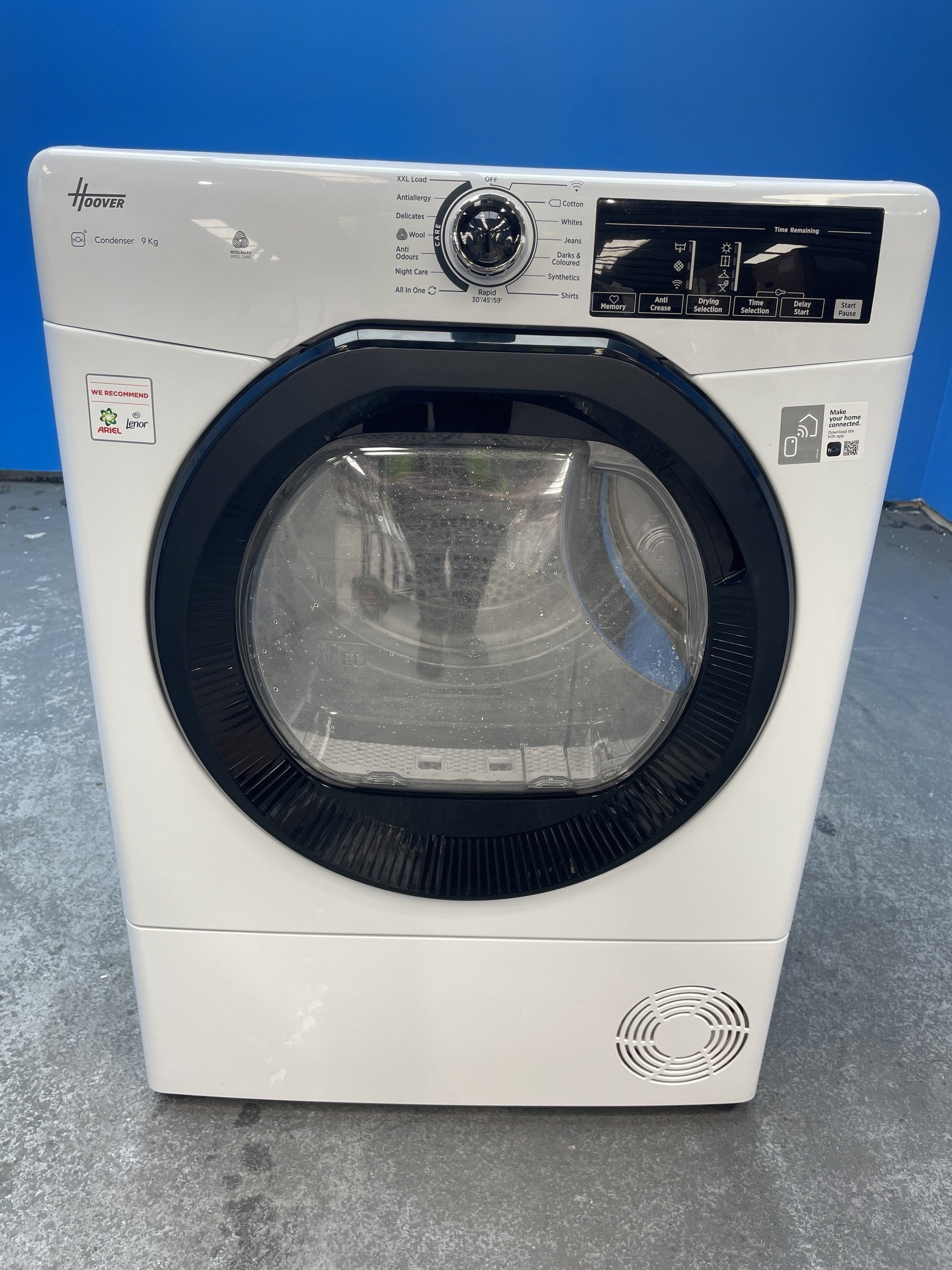 #GRC-159-535 - Hoover H-DRY 350 HREC9TBE-80 9kg Condenser Tumble Dryer