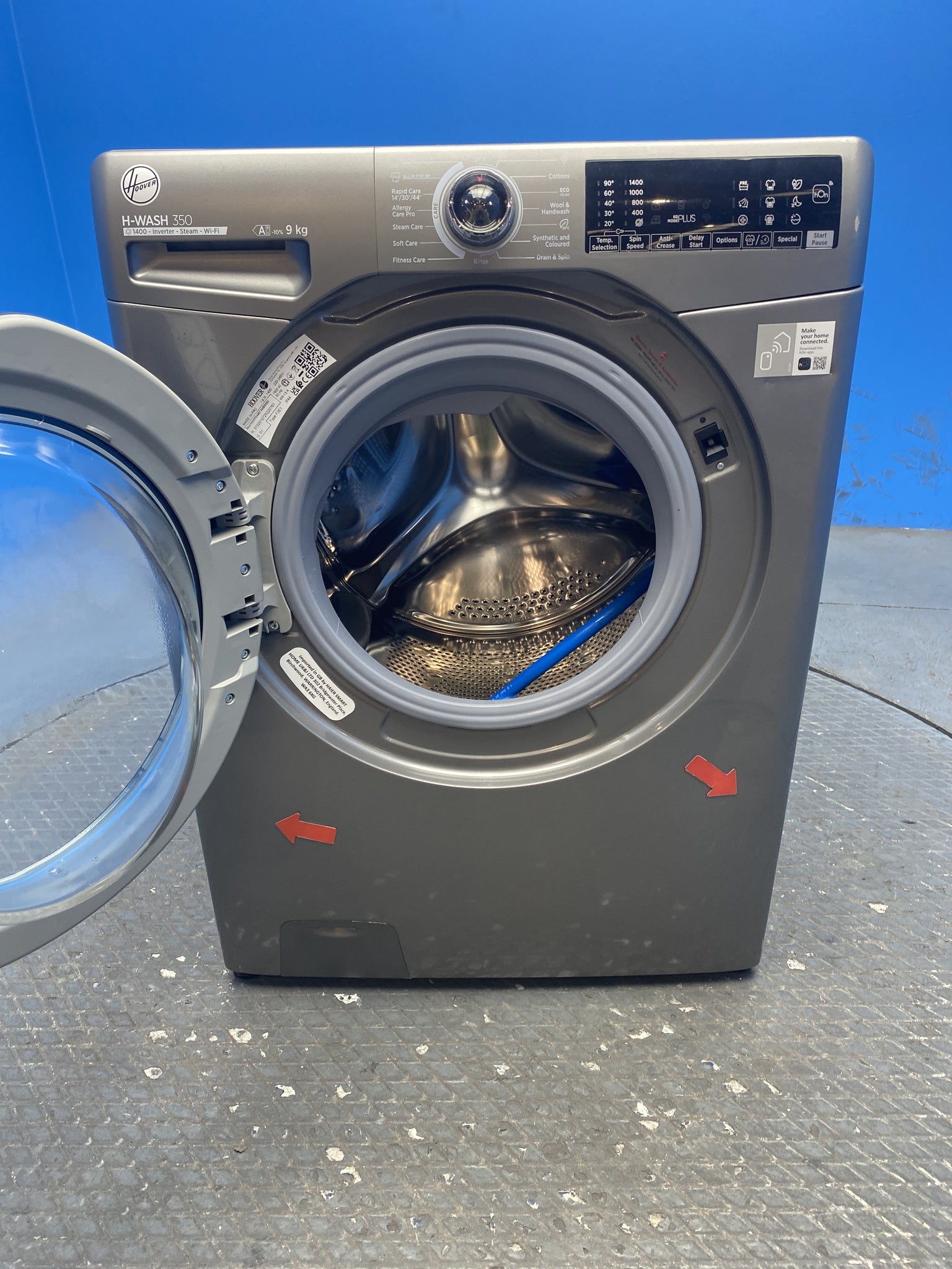 Hoover H3WPS496TAMBR680 9kg 1400 Spin Washing Machine