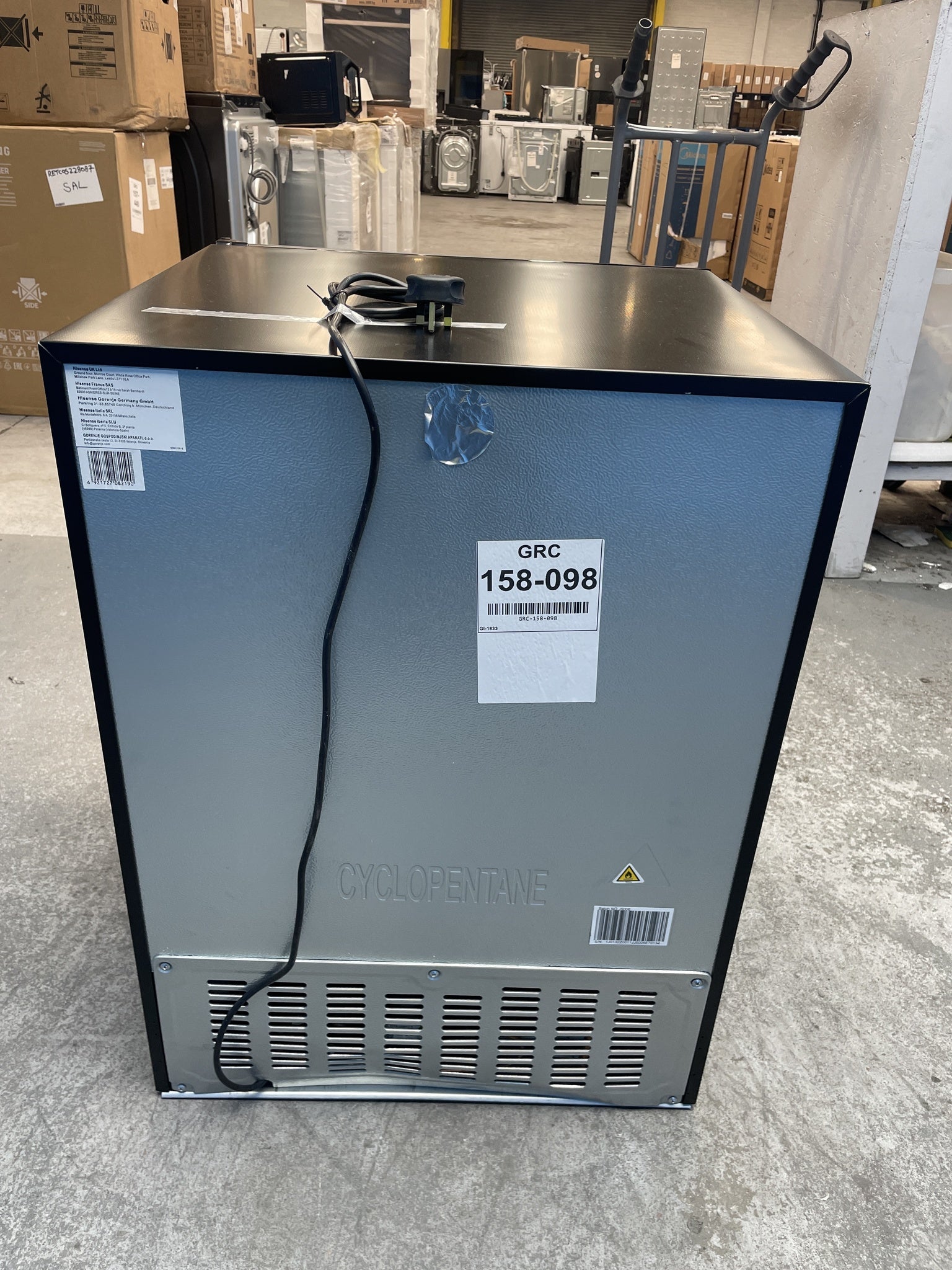 #GRC-158-098 - Hisense RW3N132GSLF Built-In 46 Bottles Wine Cooler