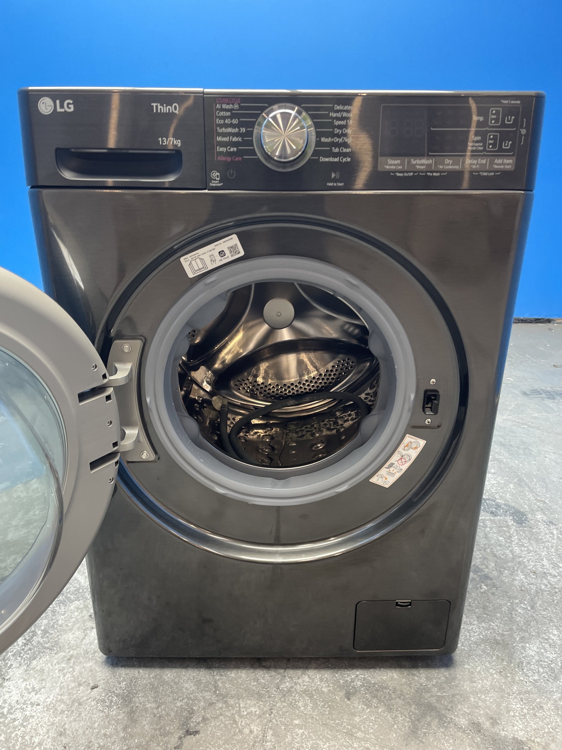 #GRC-150-655 - LG FWY937BCTA1 13/7kg 1360rpm TurboWash AI Direct Drive Washer Dryer