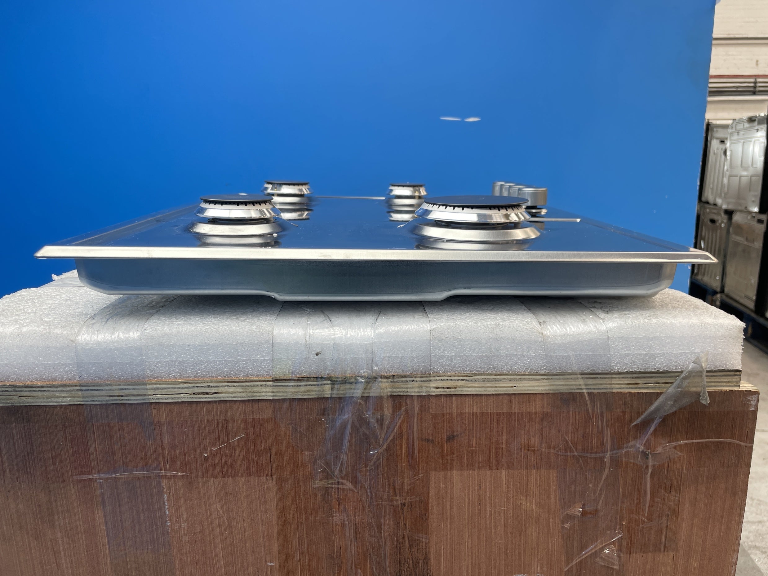 #GRC-158-299 - AEG HGB64200SM Built-in 60cm Slim Line Gas Hob with Speed Burners