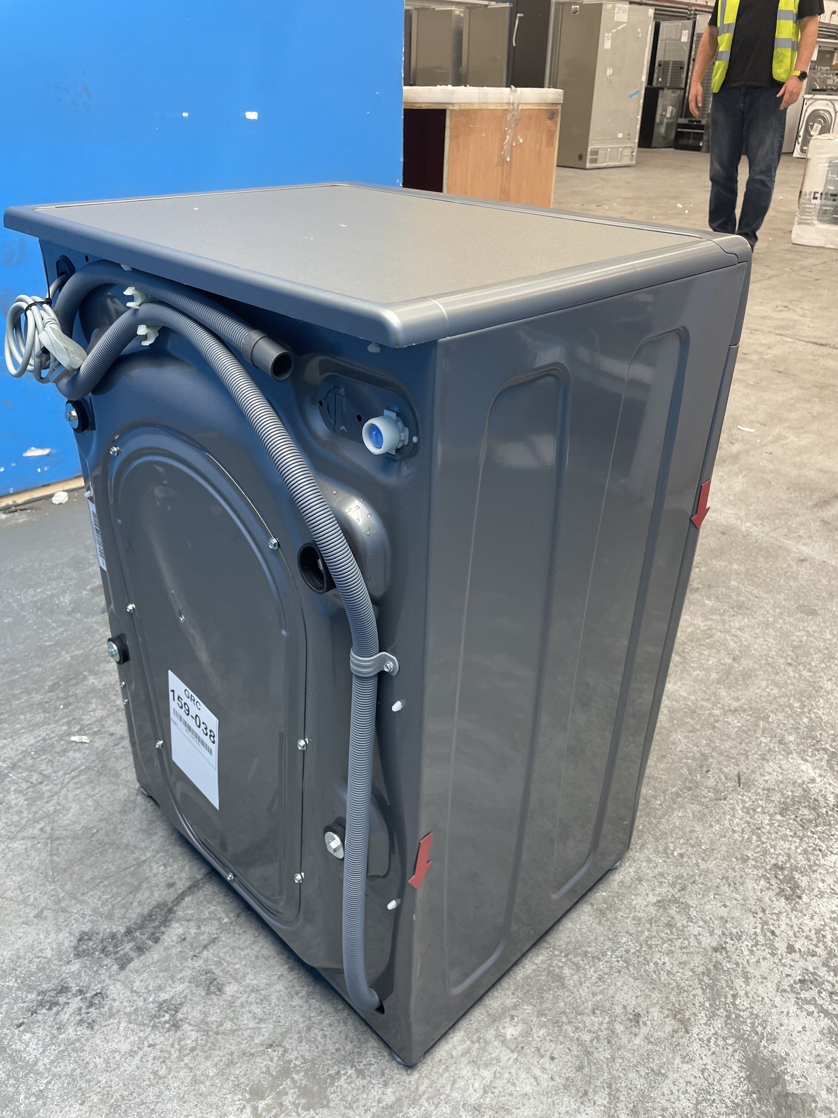 #GRC-159-038 - Hoover H3WPS496TMRR6 9kg 1400 Spin Washing Machine