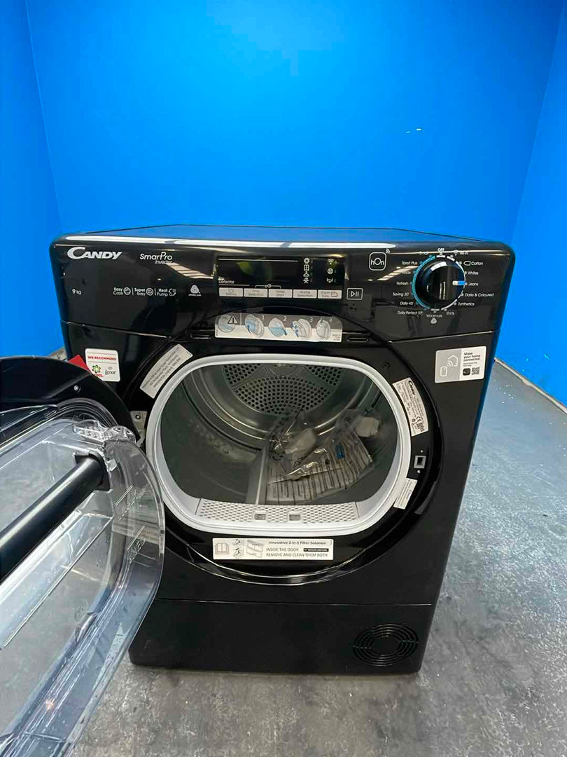 #GRC-160-774 - Candy Smart Pro CROEH9A3TBEB80/N 9kg Heat Pump Tumble Dryer
