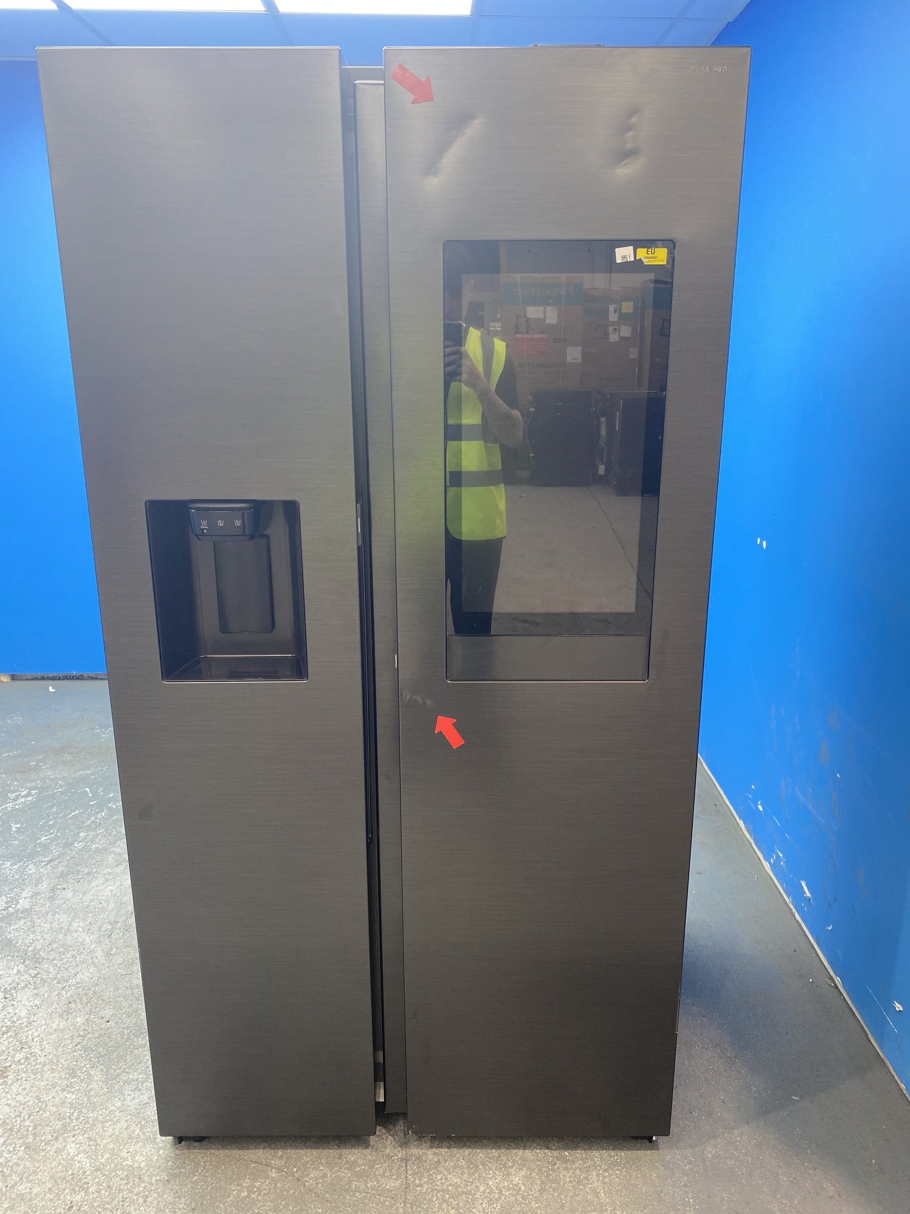 #GRC-157-202 - Samsung RS90F66BEFEU Family Hub American Fridge Freezer