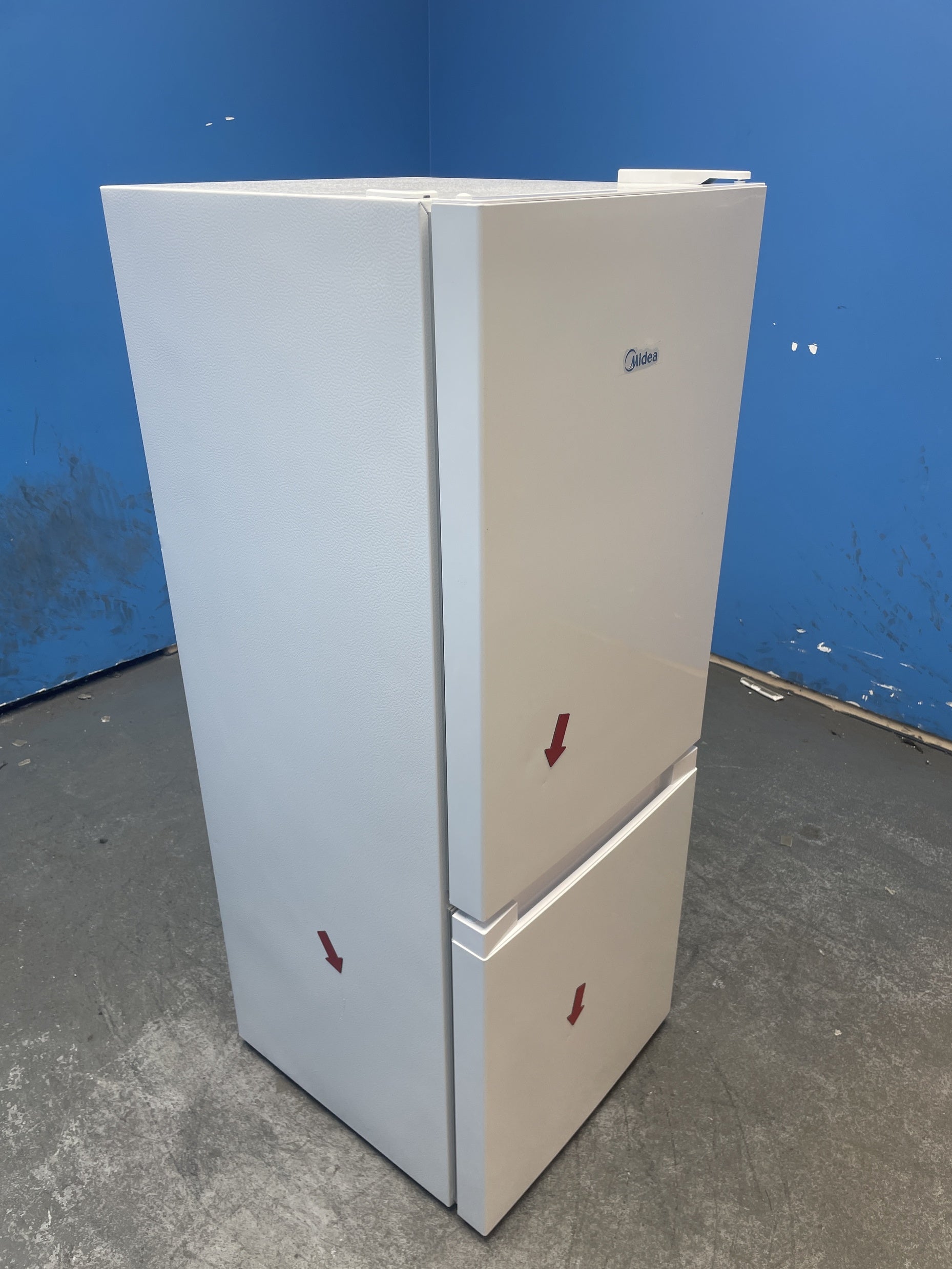 #GRC-158-792 - Midea MDRB202FGE01 47cm Wide Low Frost Combi Fridge Freezer