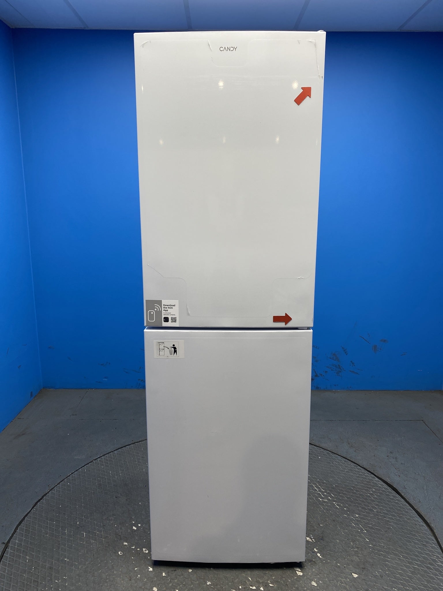 Candy CCT3L517EWK 252 Litre Combi Fridge Freezer