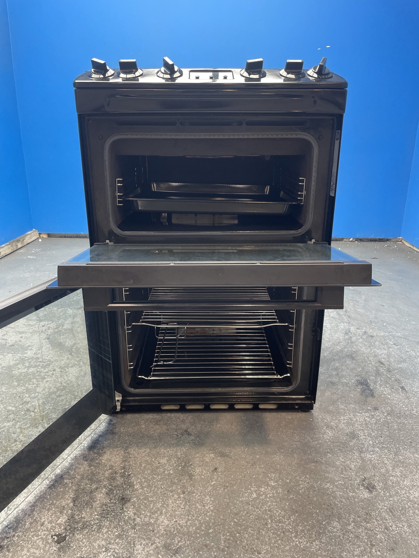 #GRC-155-929 - AEG CGX6130ACB 60cm Catalytic Freestanding Double Gas Cooker