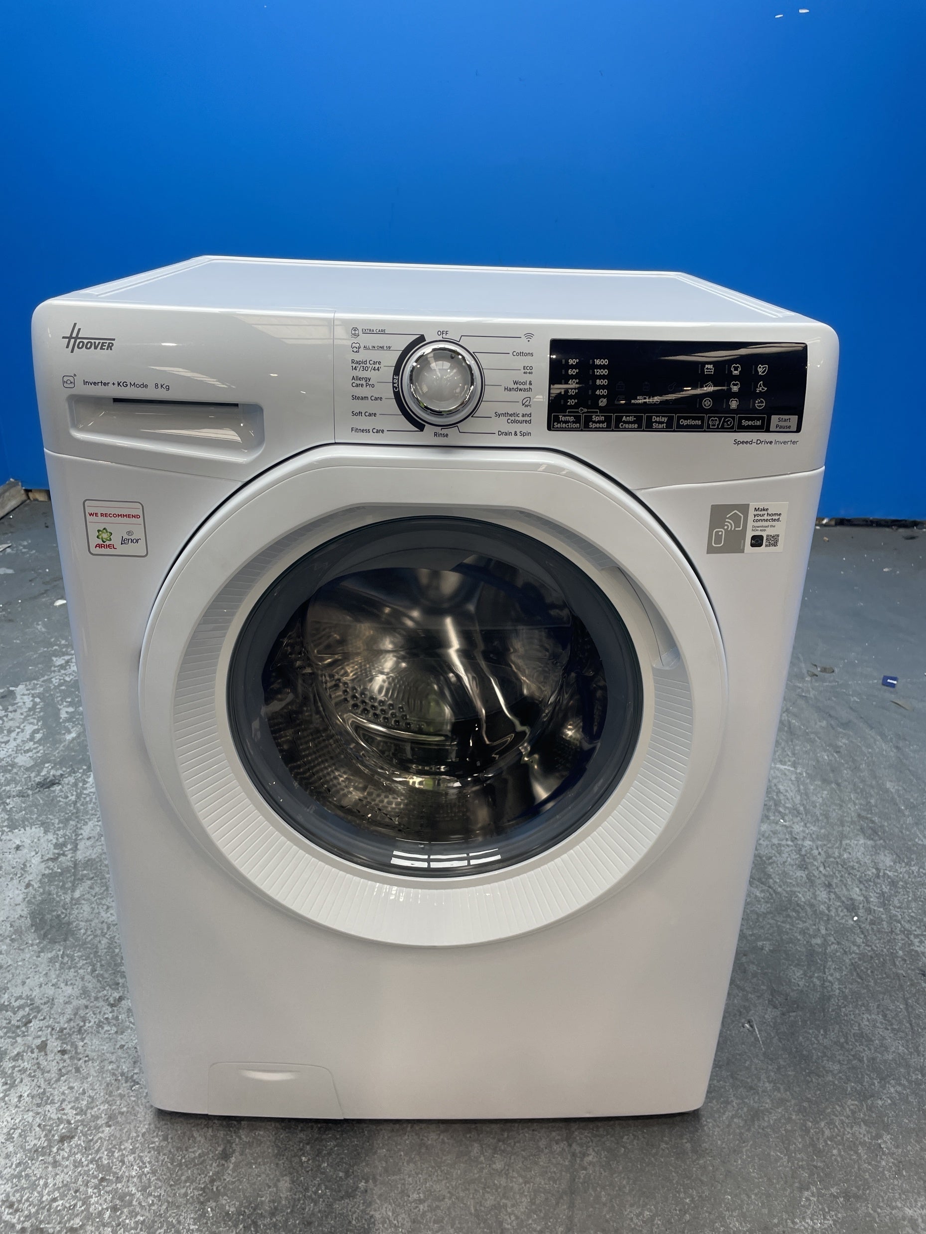 #GRC-159-054 - Hoover H-WASH 350 H3WPS 686TAM6 8kg 1600rpm Washing Machine