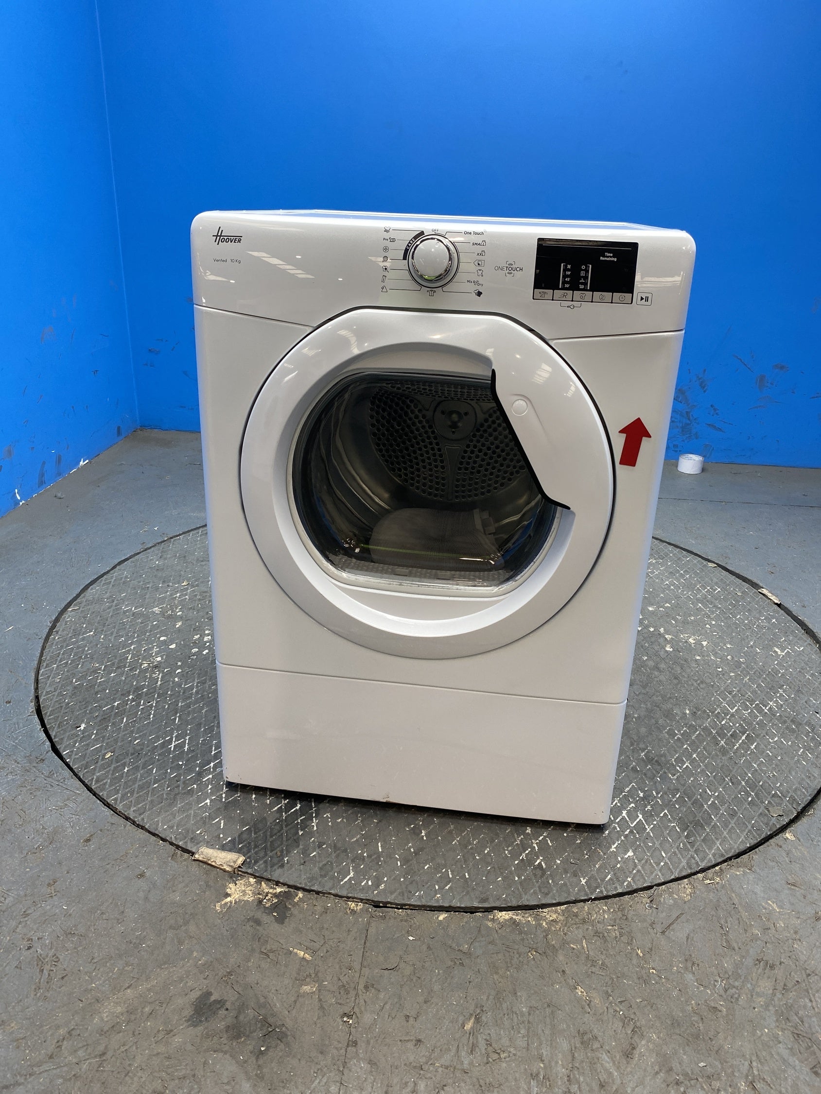 #GRC-156-126 - Hoover HLE V10DG-80 10kg Vented Tumble Dryer