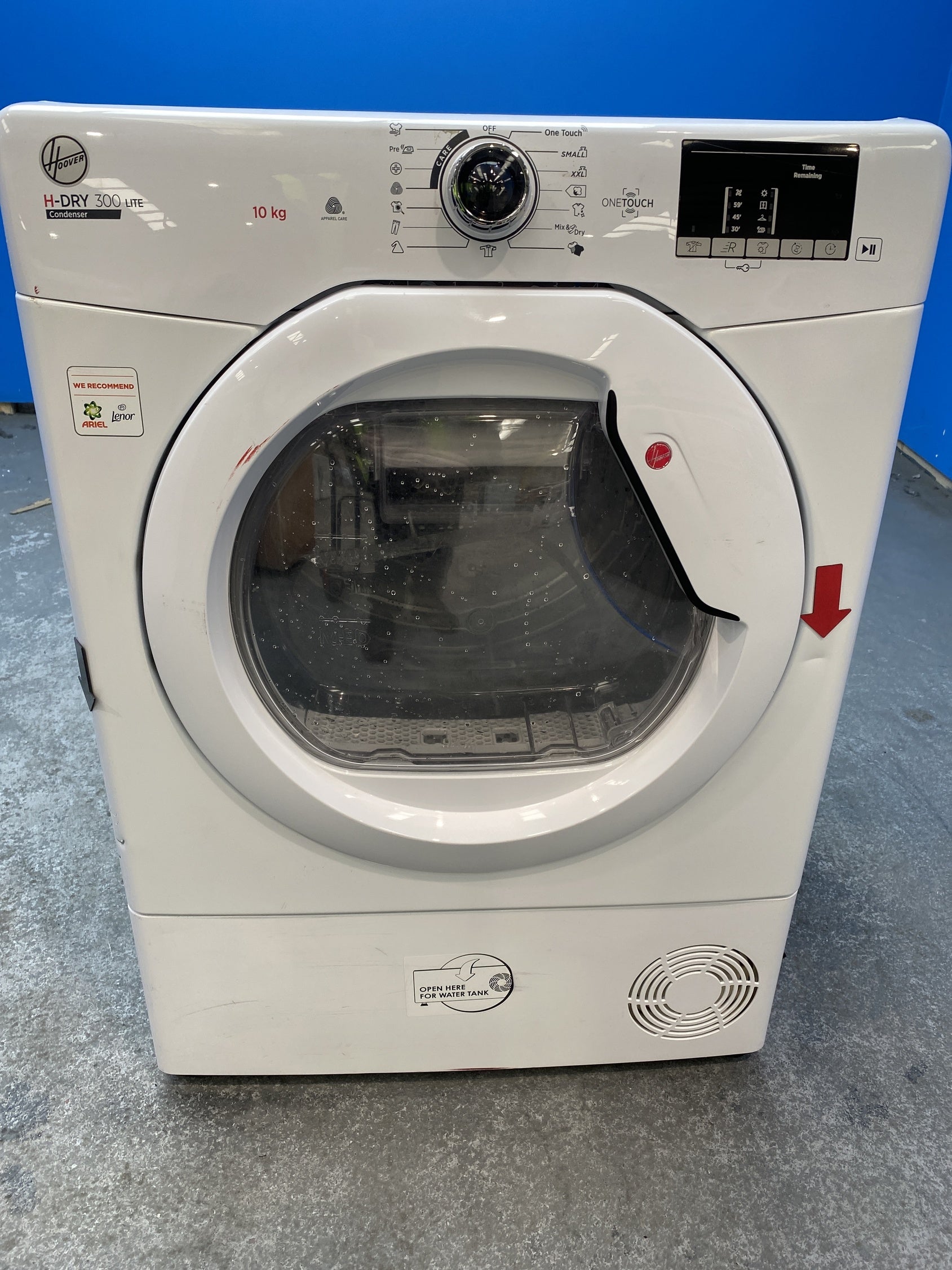 #GRC-157-680 - Hoover H-DRY 300 HLE C10DE-80 10kg Condenser Tumble Dryer
