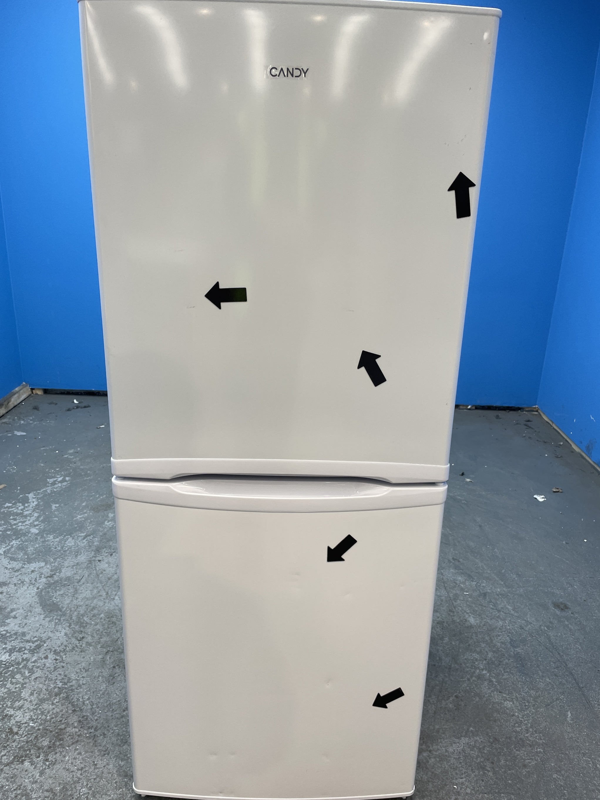 #GRC-157-382 - Candy CCH1S513EWK 185 Litre Combi Fridge Freezer