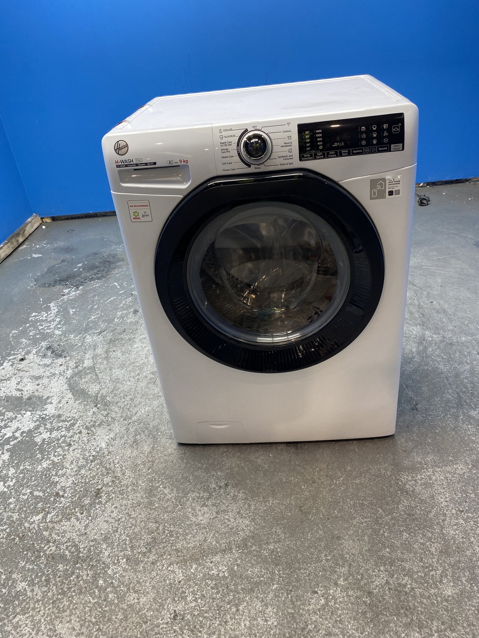 #GRC-156-403 - Hoover H3WPS496TAMB6 9kg 1400 Spin Washing Machine