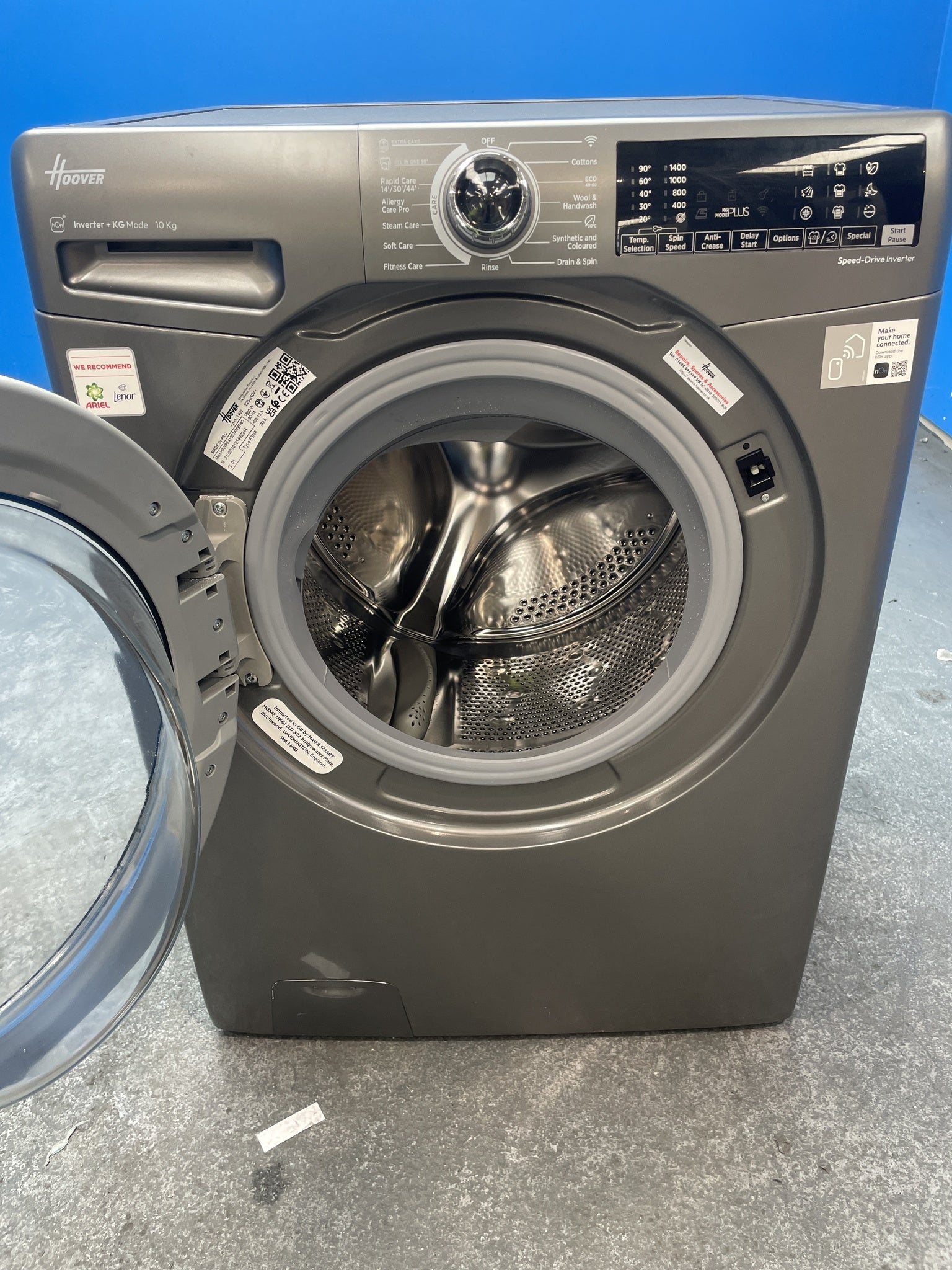 #GRC-157-339 - Hoover H3B13WPS4106TAMBR 10kg 1400 Spin Washing Machine