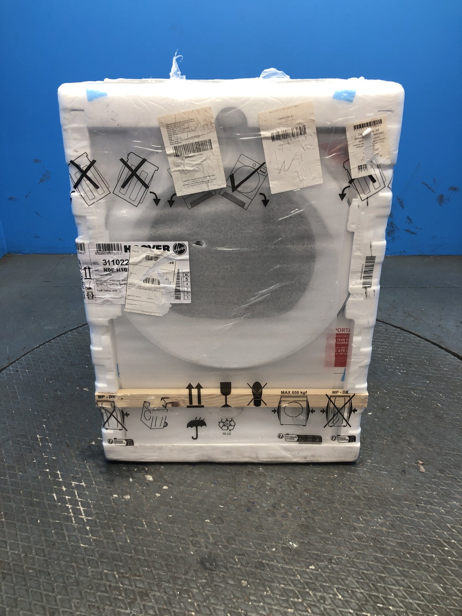 Hoover NDEH10A2TCE 10kg Heat Pump Tumble Dryer