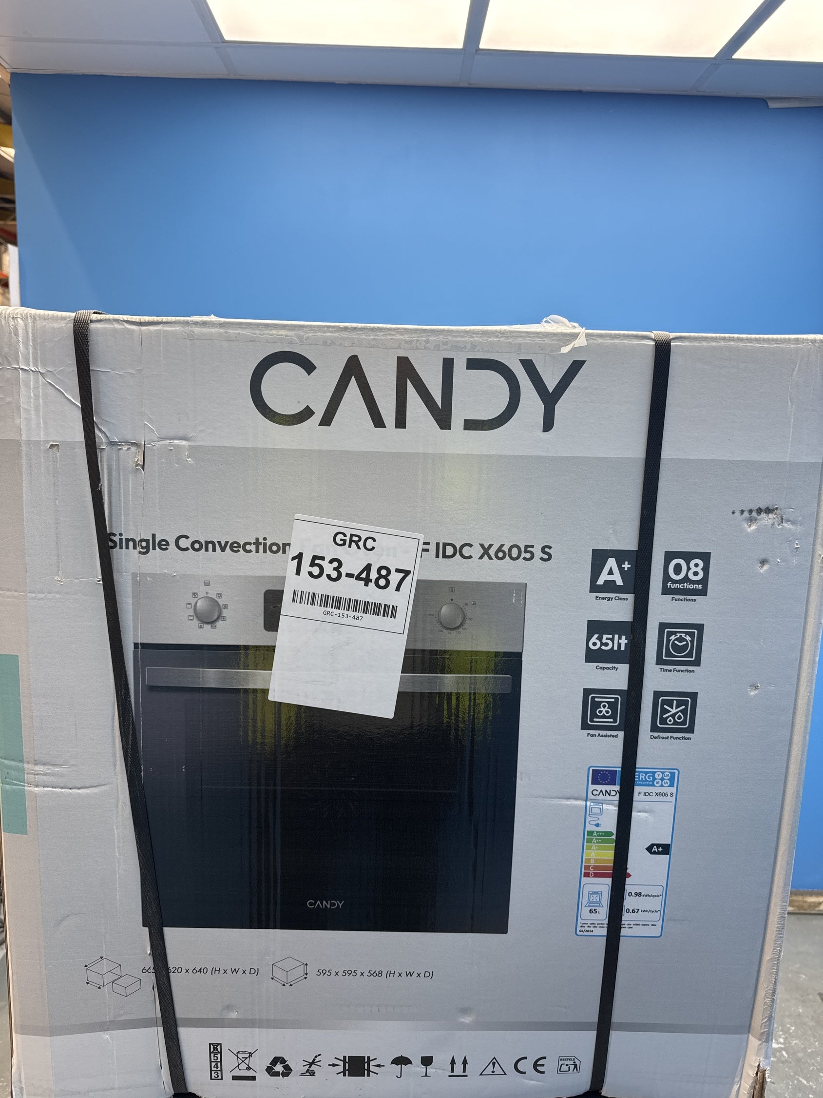 #GRC-153-487 - Candy Idea FIDC X605 S Built-in Electric Single Oven
