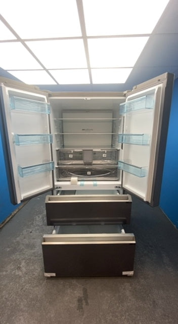 #GRC-163-403 - Haier 90.5cm French Door Fridge Freezer – 703L, Sapphire Glass, Total No Frost