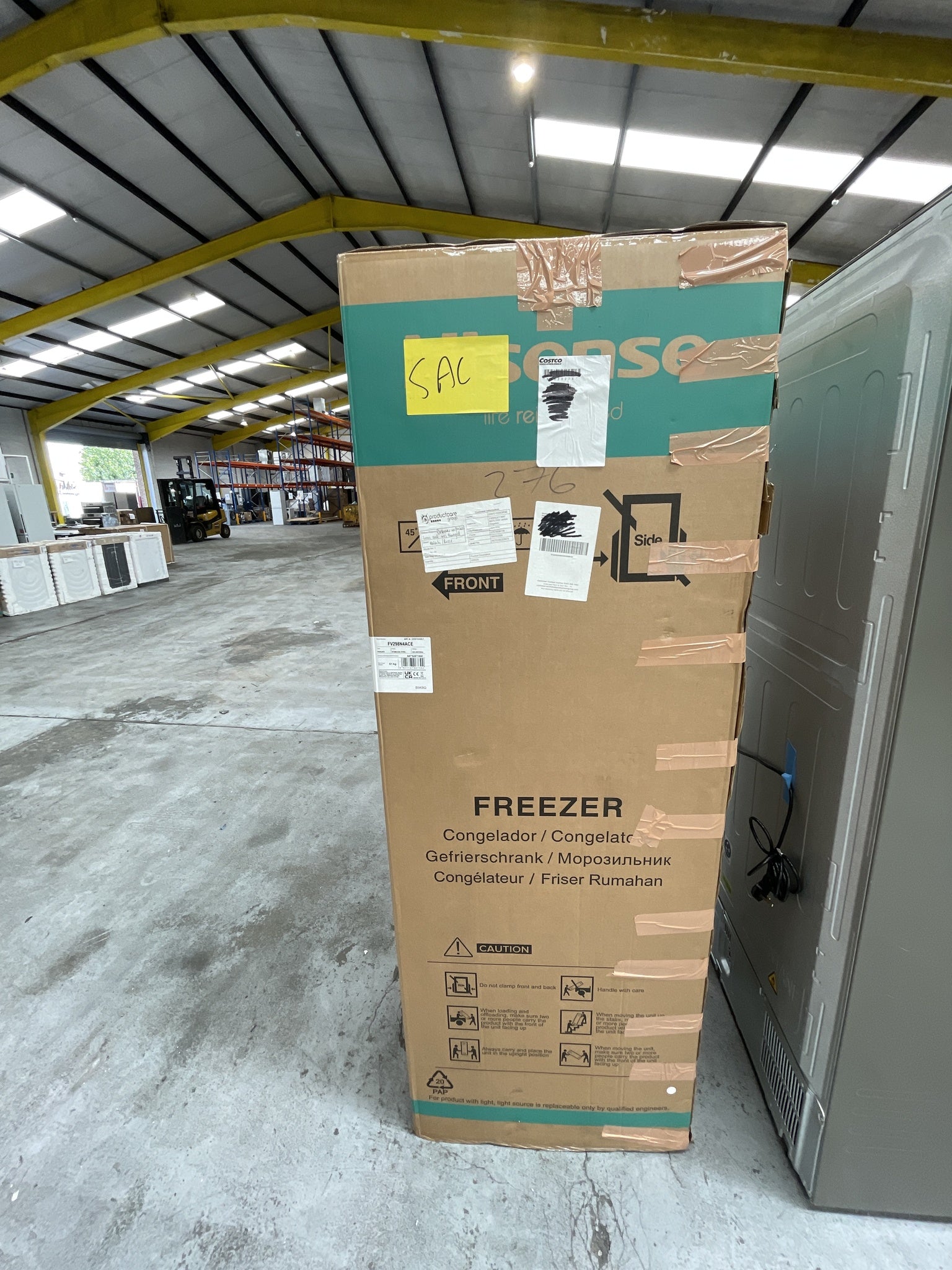 #GRC-157-211 - Hisense FV298N4ACE 240 Litre No Frost Tall Freezer