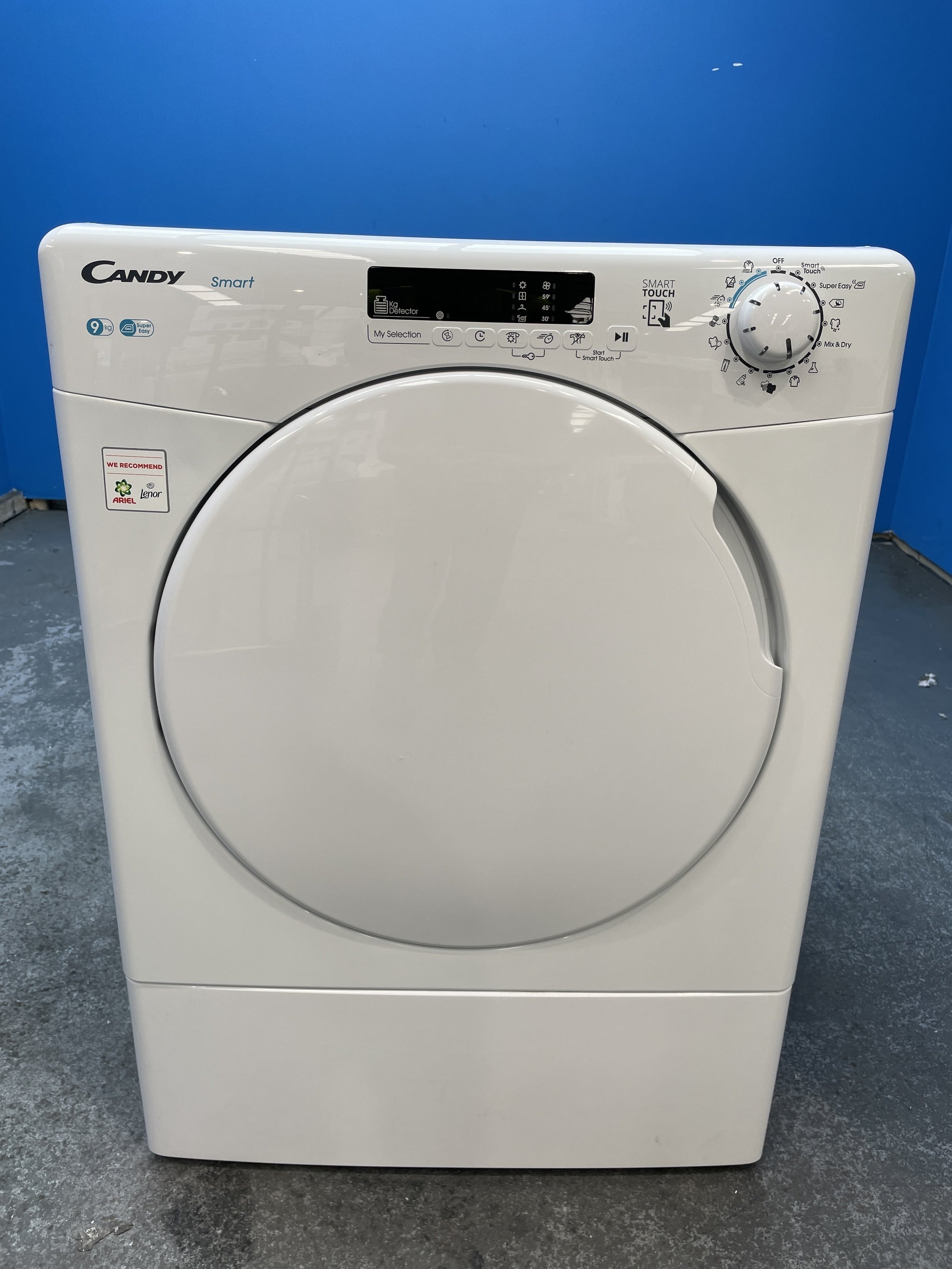 #GRC-160-386 - Candy CSE V9DF-80 9kg Vented Smart Tumble Dryer