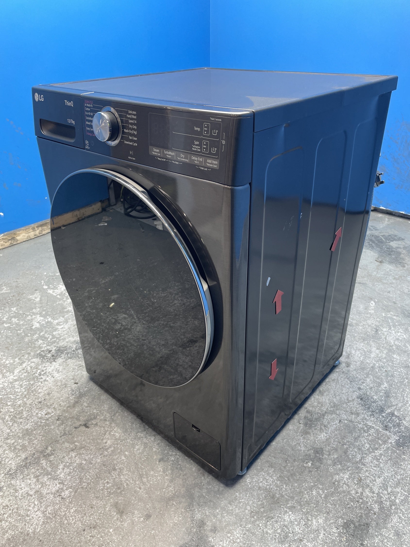 #GRC-150-655 - LG FWY937BCTA1 13/7kg 1360rpm TurboWash AI Direct Drive Washer Dryer