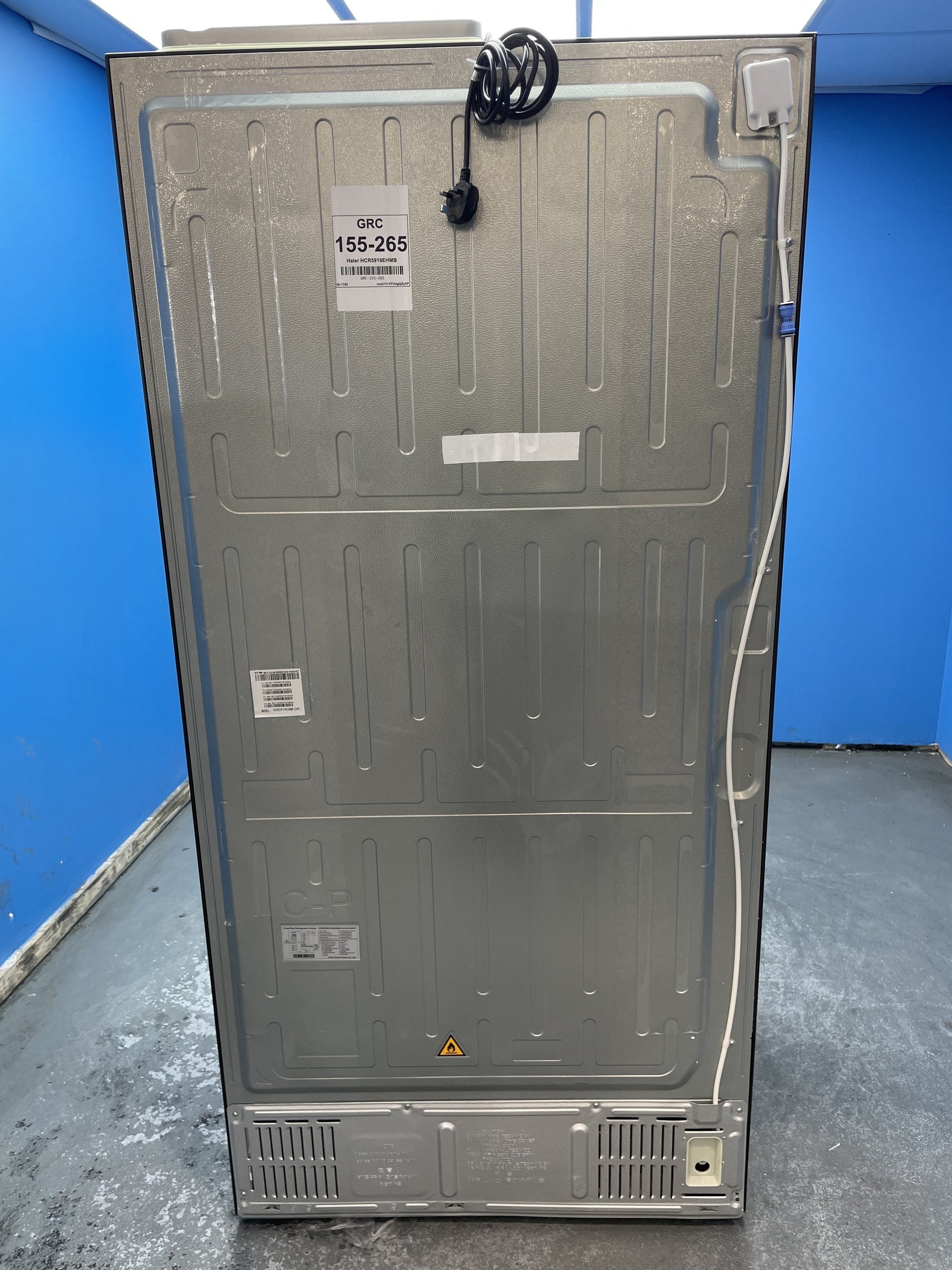 #GRC-155-265 - Haier HCR5919EHMB 528 Litre American Style Fridge Freezer