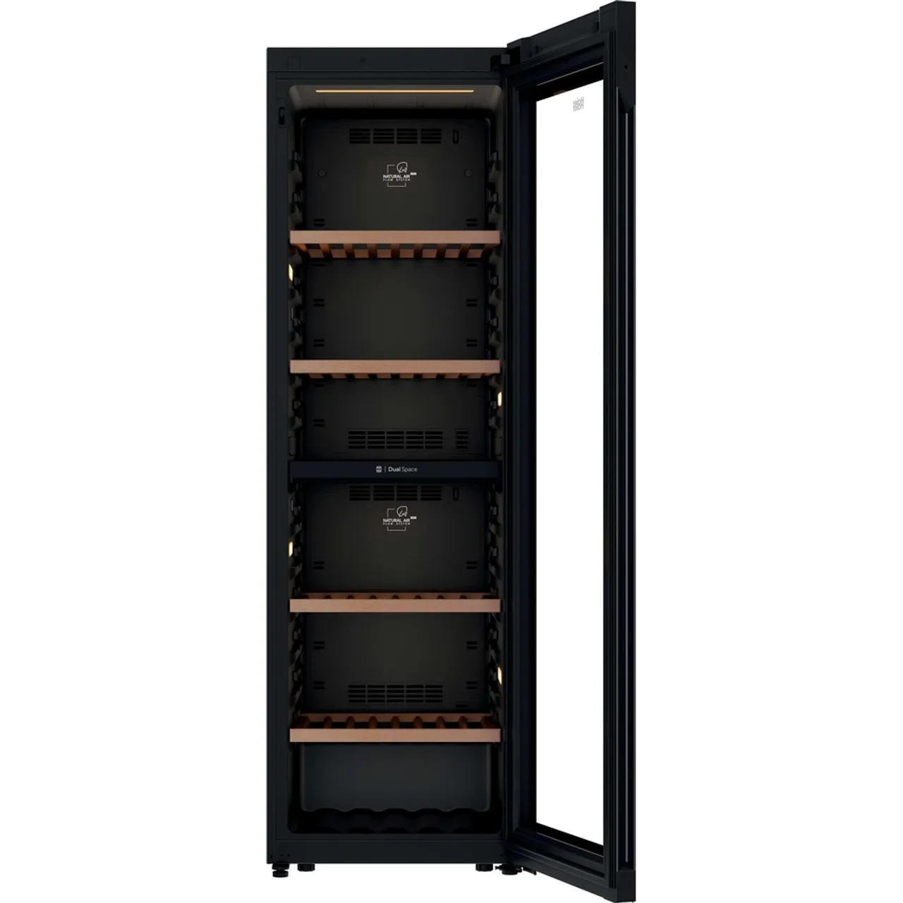 Haier HWS201 GDFH1K 201 Bottle Dual Zone Wine Cooler – Renew 2 U