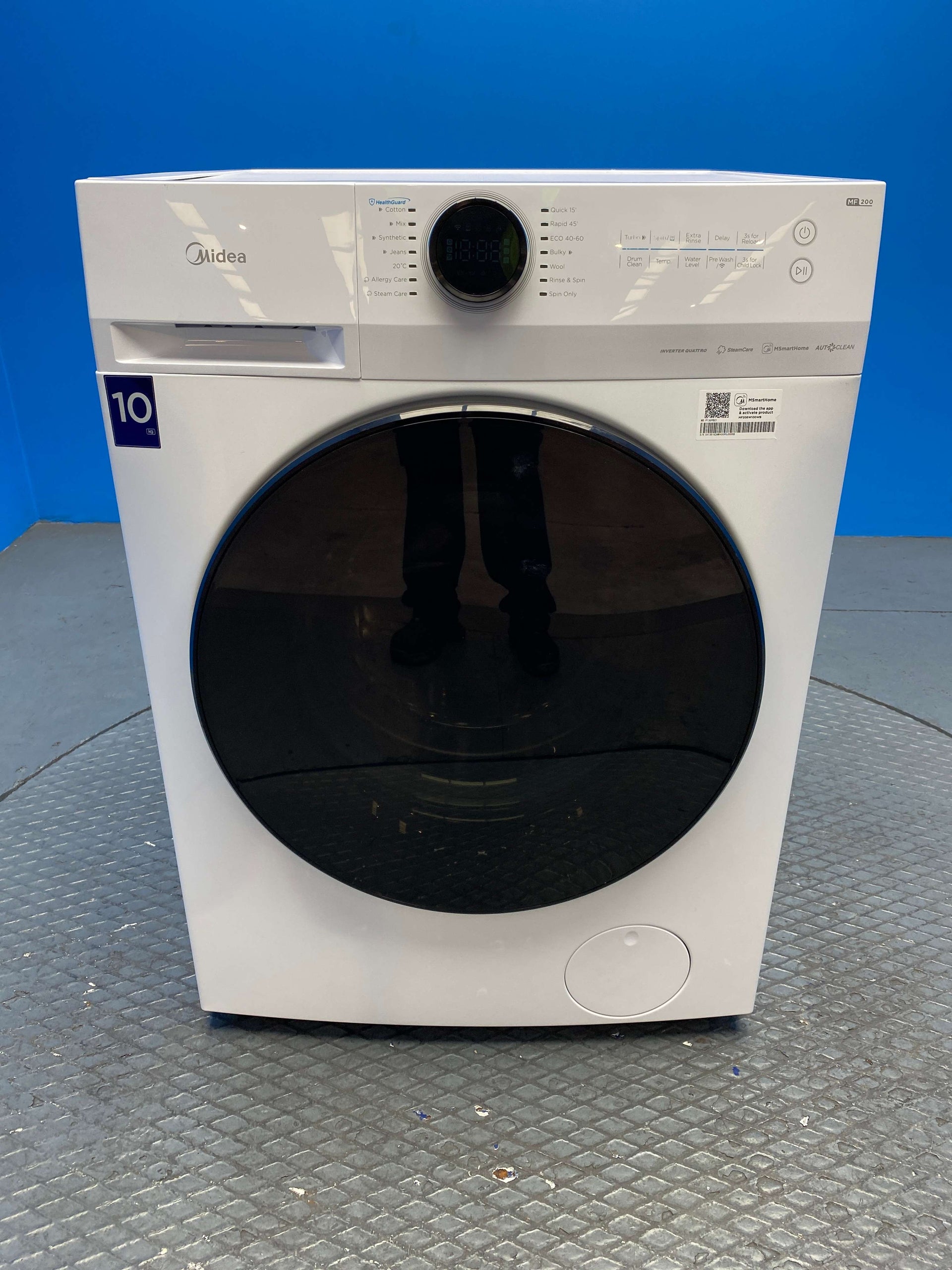 Midea MF20EW100WB 10kg 1400rpm Wi-Fi Washing Machine
