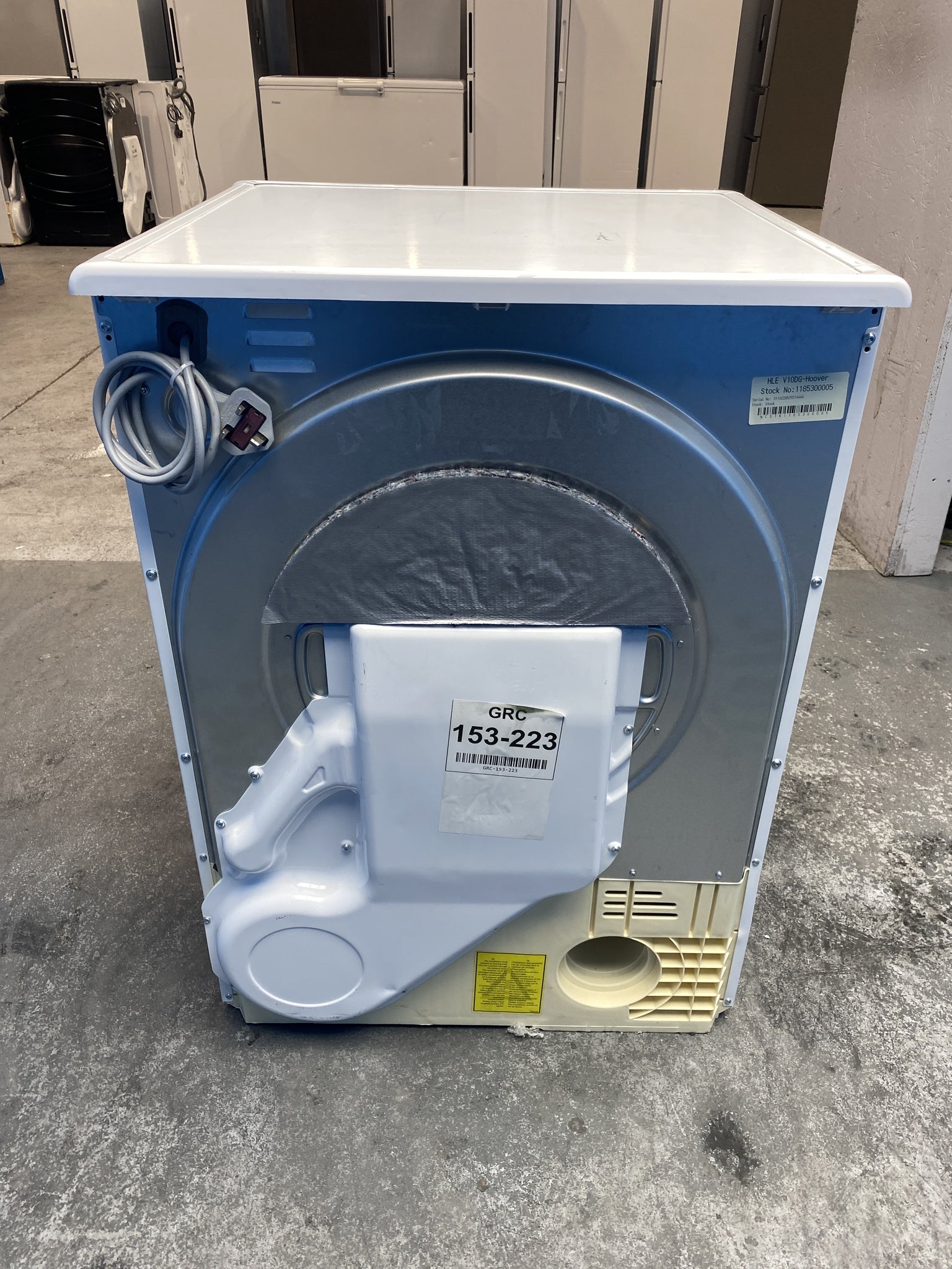 #GRC-153-223 - Hoover HLE V10DG-80 10kg Vented Tumble Dryer