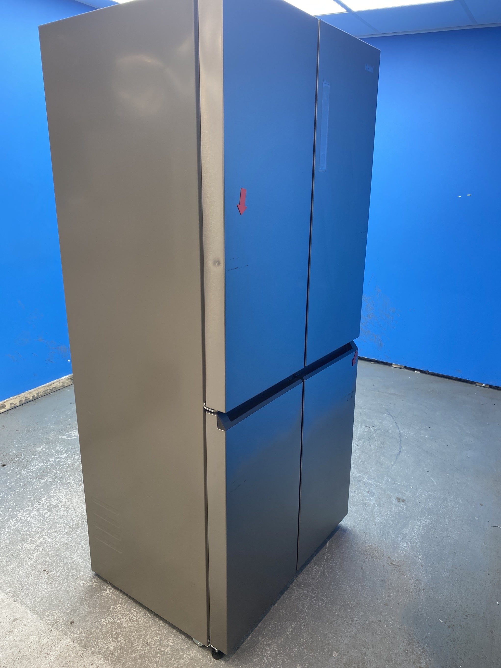 #GRC-156-963 - Haier HCR7818DNMM Cube 83 Total No Frost American Fridge Freezer