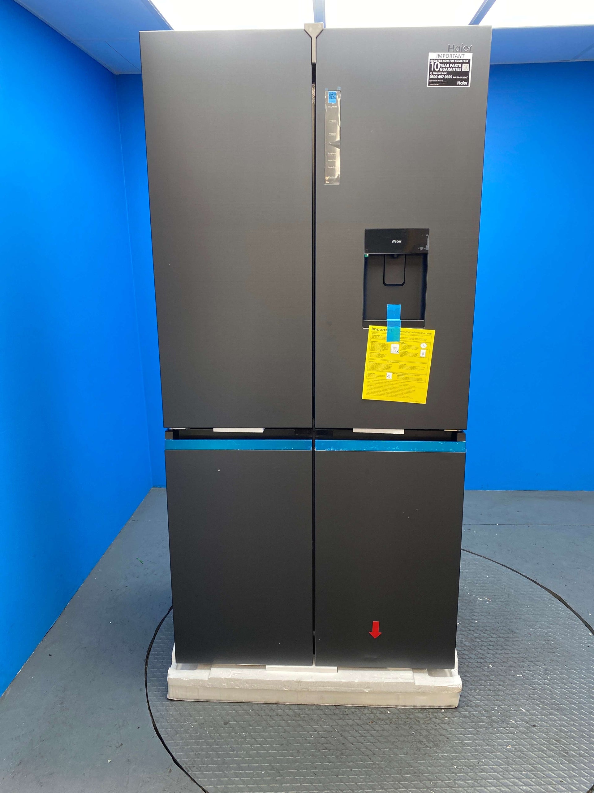 Haier HCR5919EHMB 528 Litre American Style Fridge Freezer