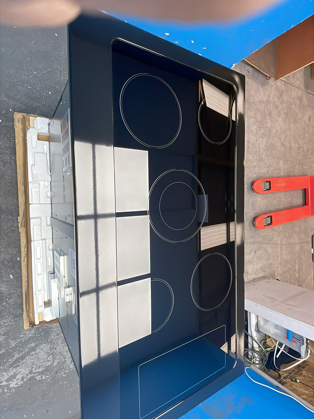 #GRC-164-287 - Belling Farmhouse 110Ei 110cm Electric Range Cooker – 5 Zone Induction Hob, AirFry Function, Anthracite