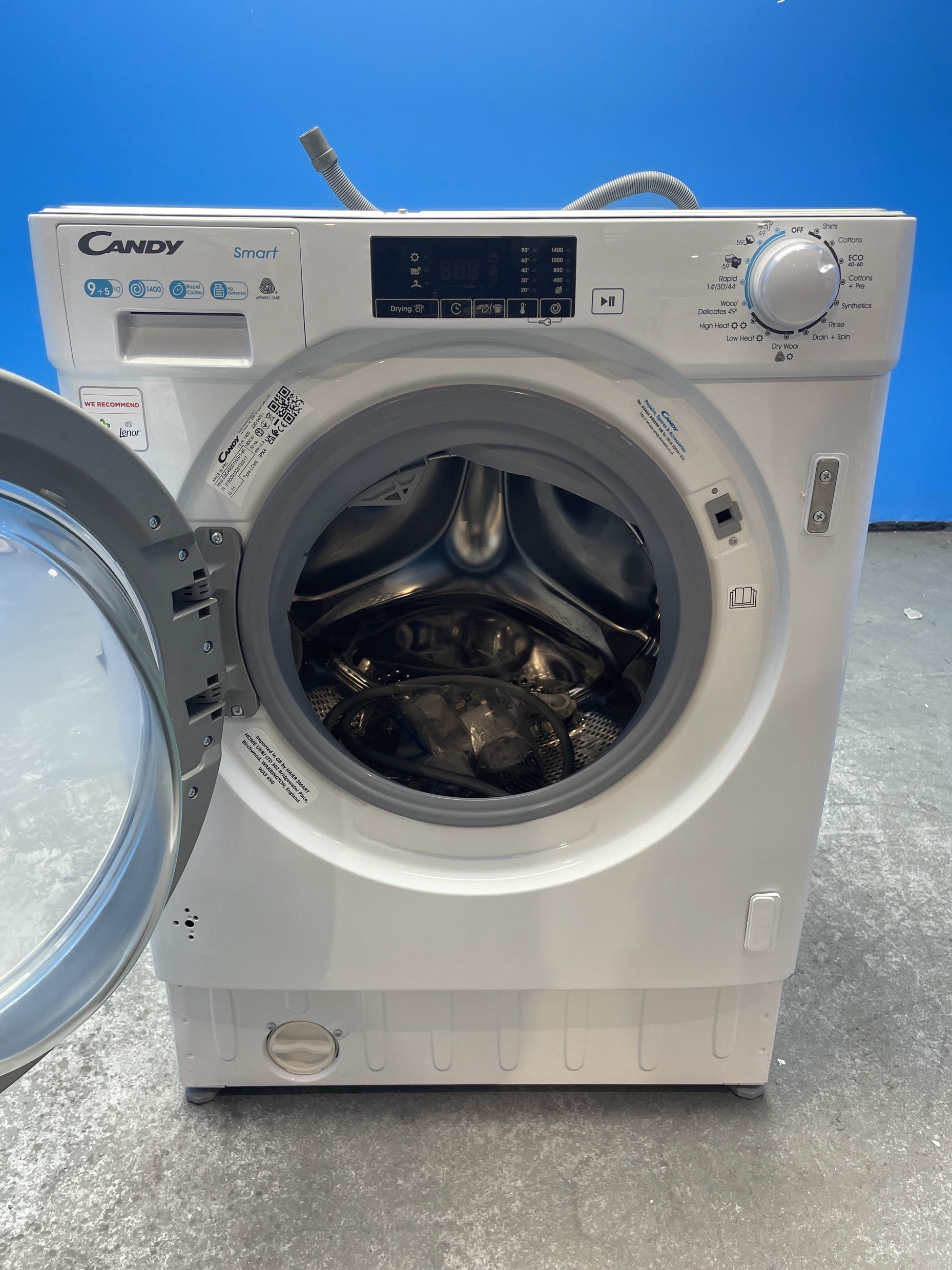 #GRC-153-469 - Candy CBD495D1WE/1-80 Built-in 9kg / 5kg 1400 Spin Washer Dryer