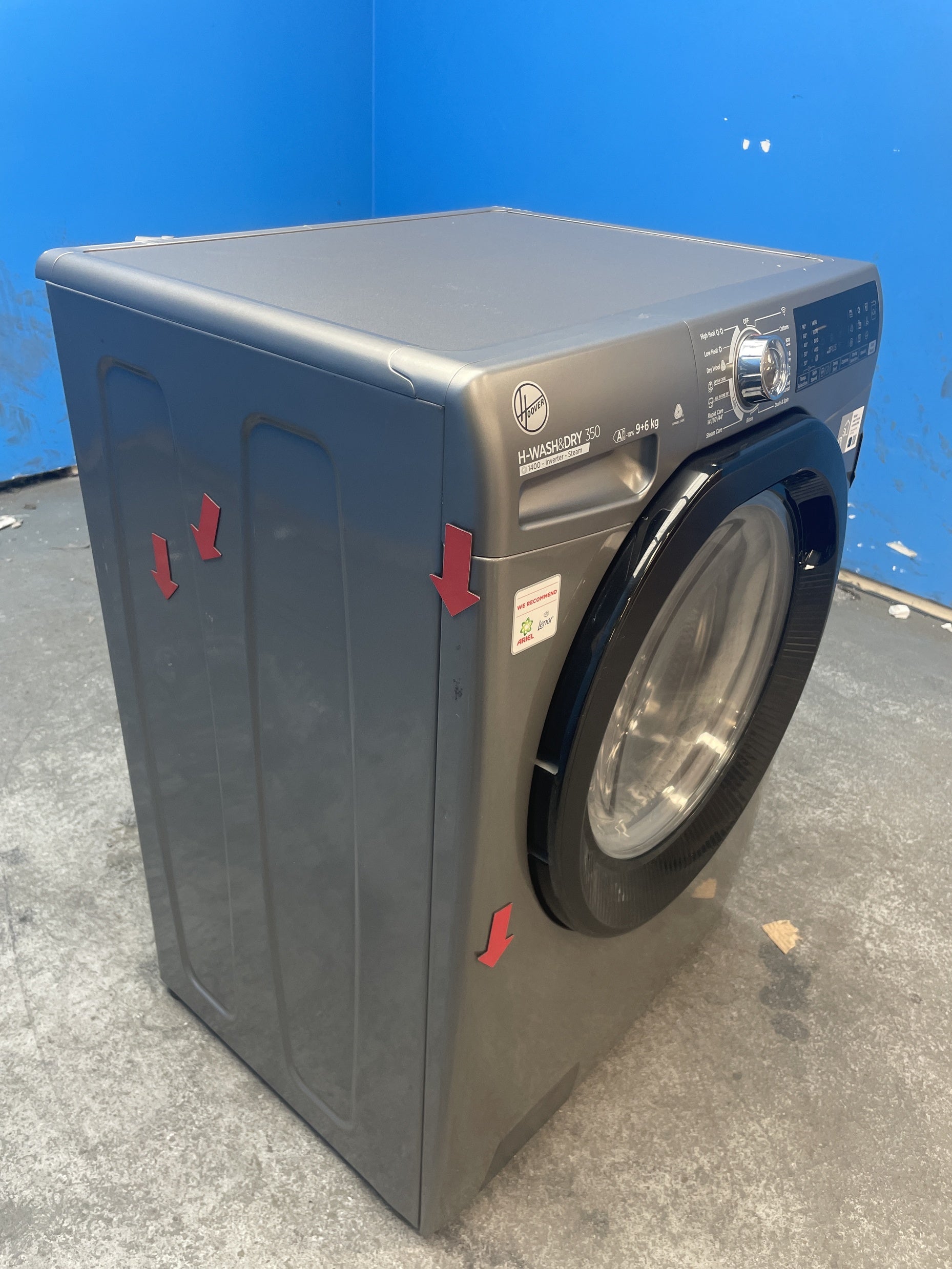 #GRC-159-317 - Hoover H3DPS4966TAMBR80 9kg / 6kg 1400 Spin Washer Dryer
