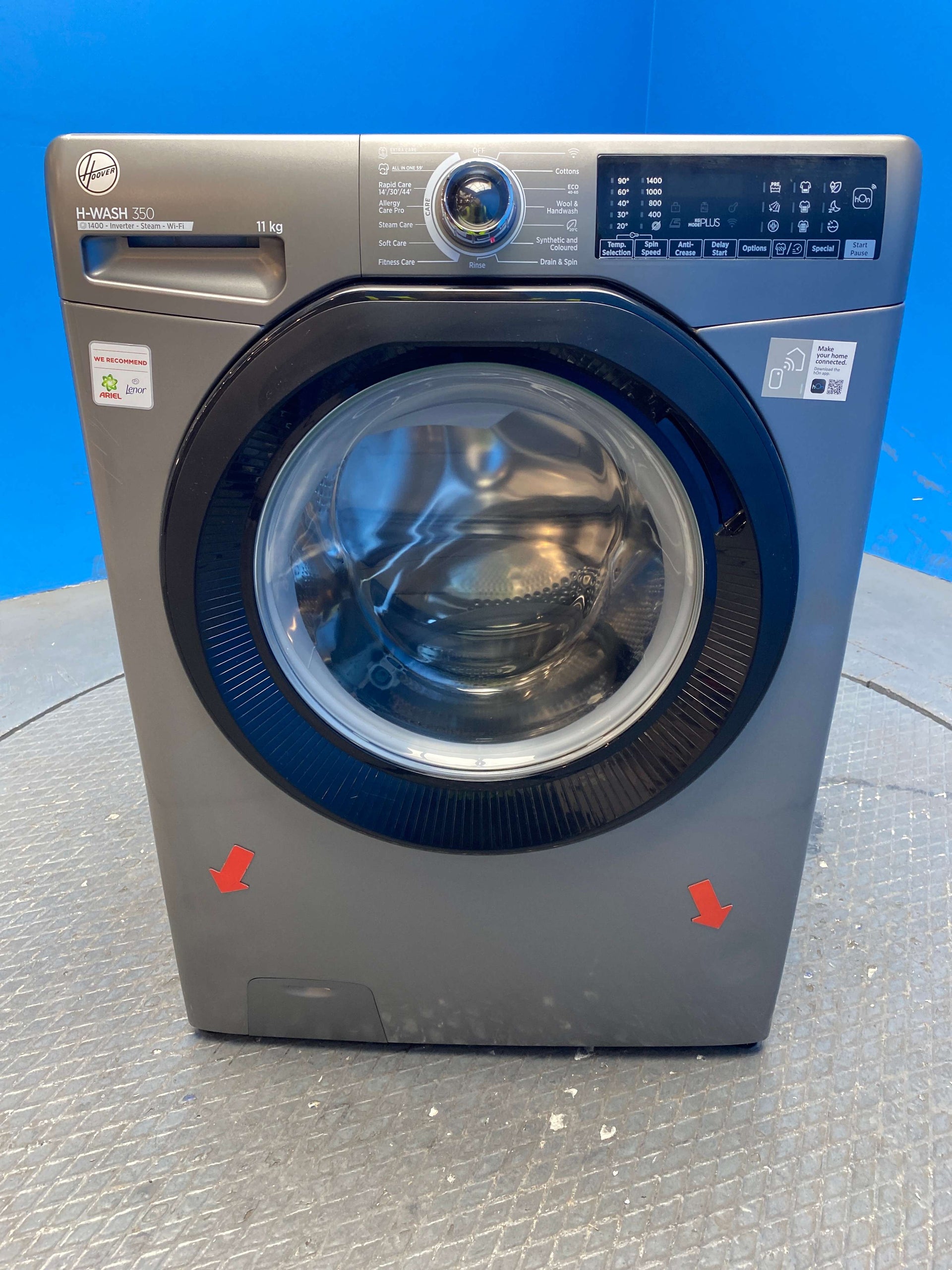 Hoover H-WASH 350 H3WPS4116TAMBR 11kg 1400rpm Washing Machine