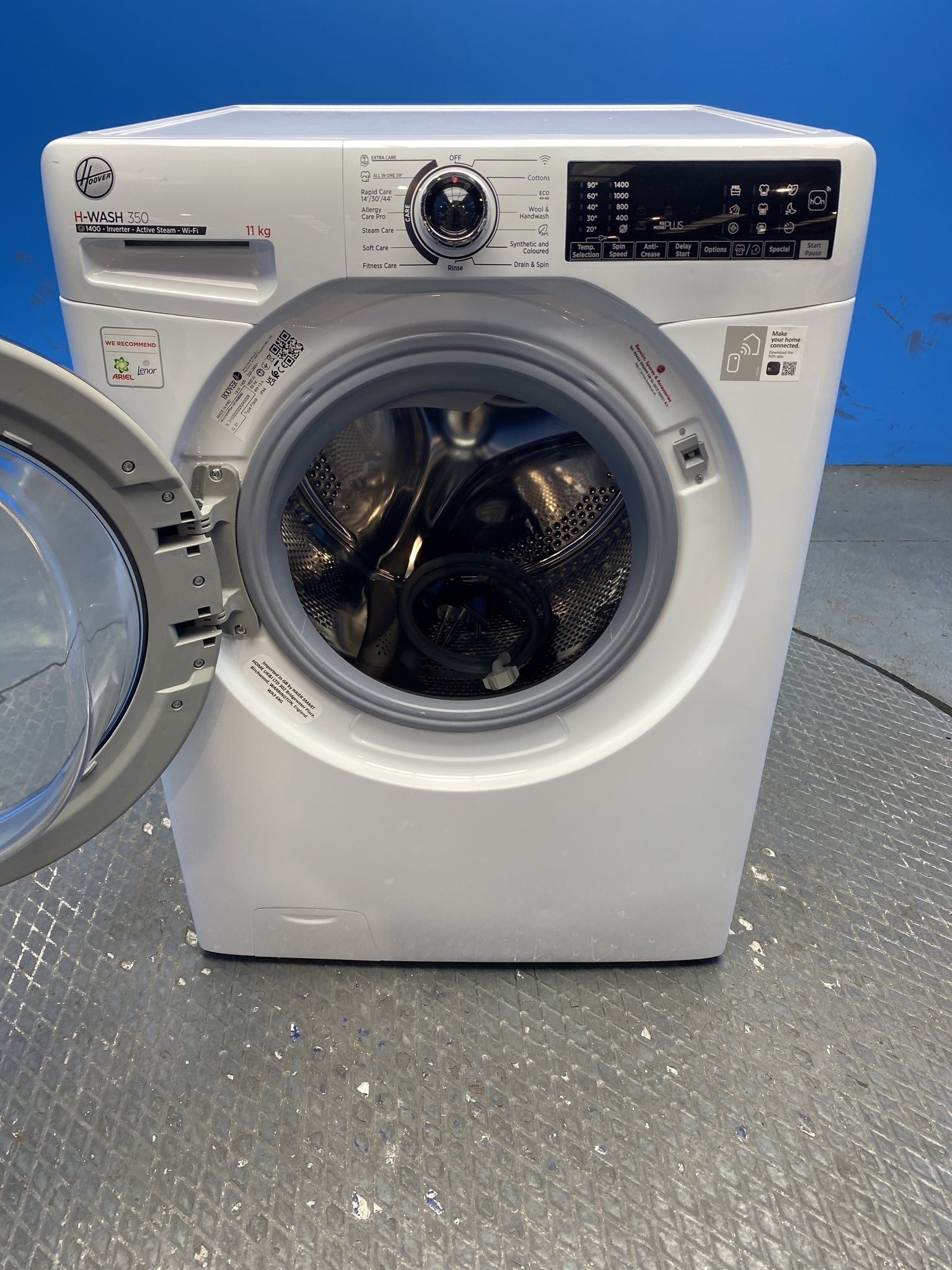 Hoover H3WPS4116TAMB5 11kg 1400 Spin Washing Machine