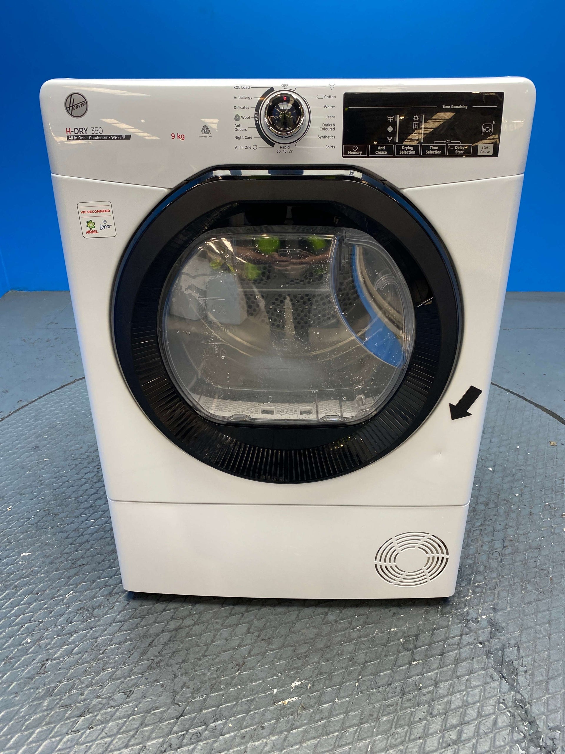 Hoover H-DRY 350 HREC9TBE-80 9kg Condenser Tumble Dryer