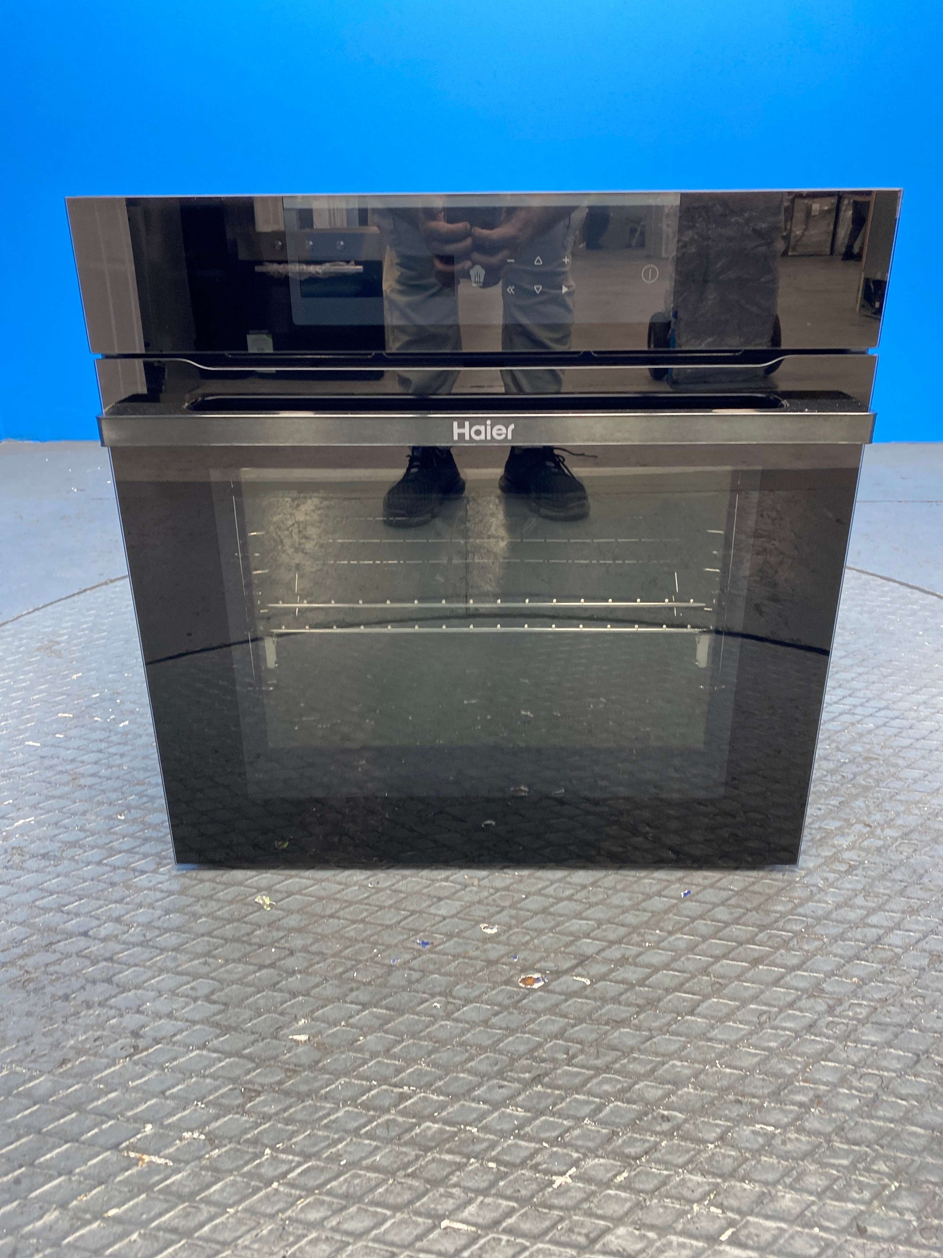 Haier HWO60SM2B3BH 70L Smart Oven with Wi-Fi & Hydrolytic Cleaning