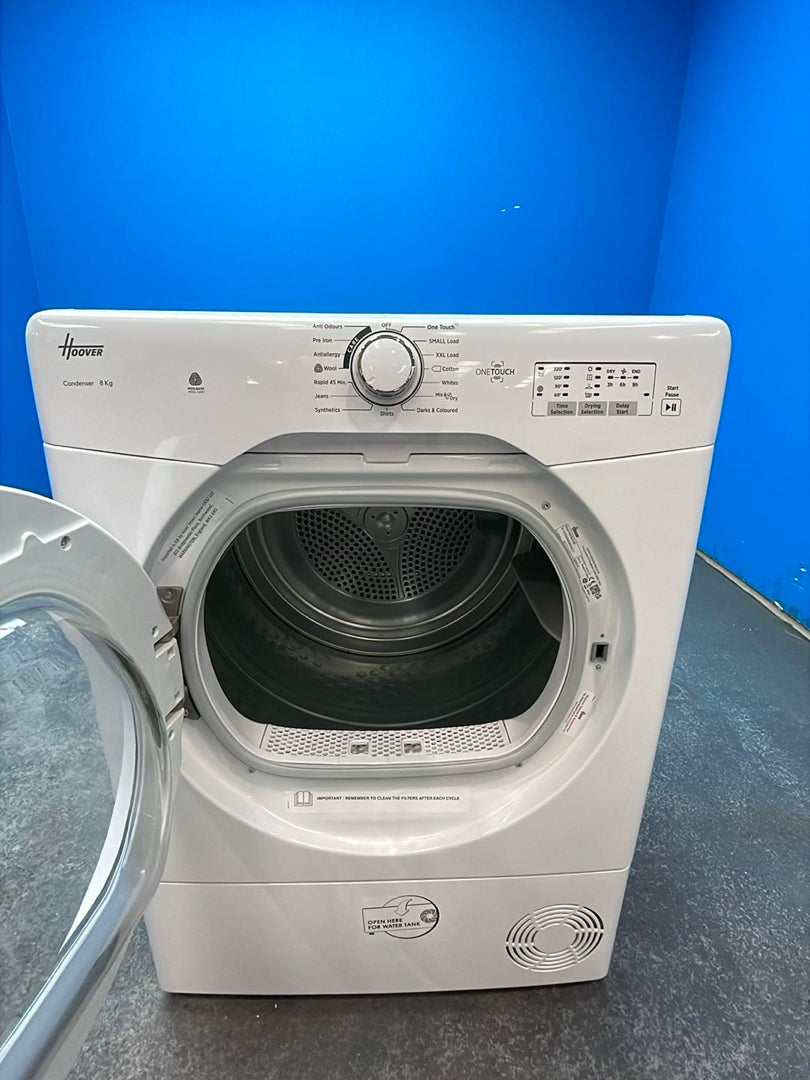 #GRC-162-402 - Hoover HLEC8LG 8kg Condenser Tumble Dryer