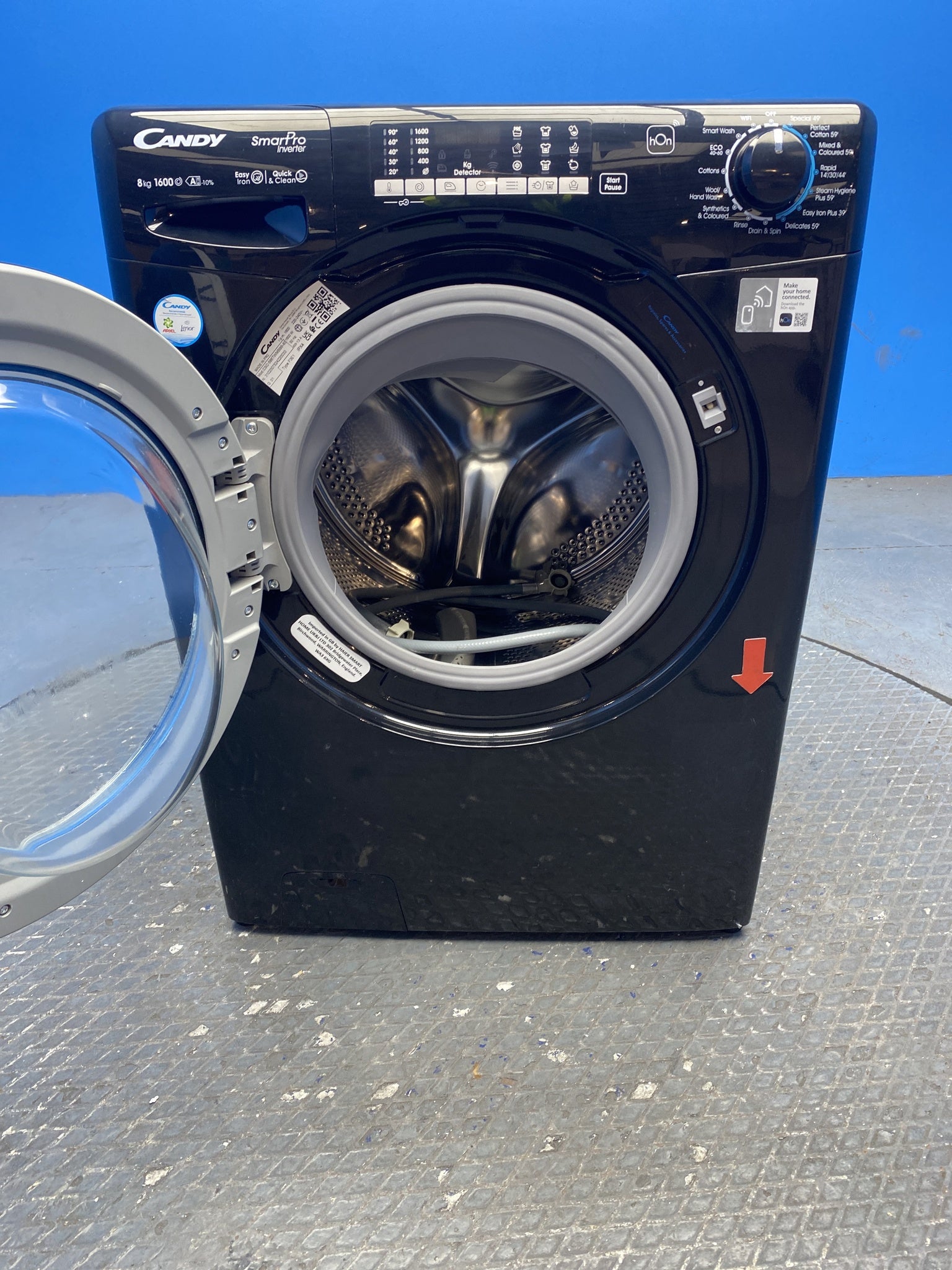 Candy Smart Pro CSO686TWMBB6 8kg 1600 Spin Washing Machine