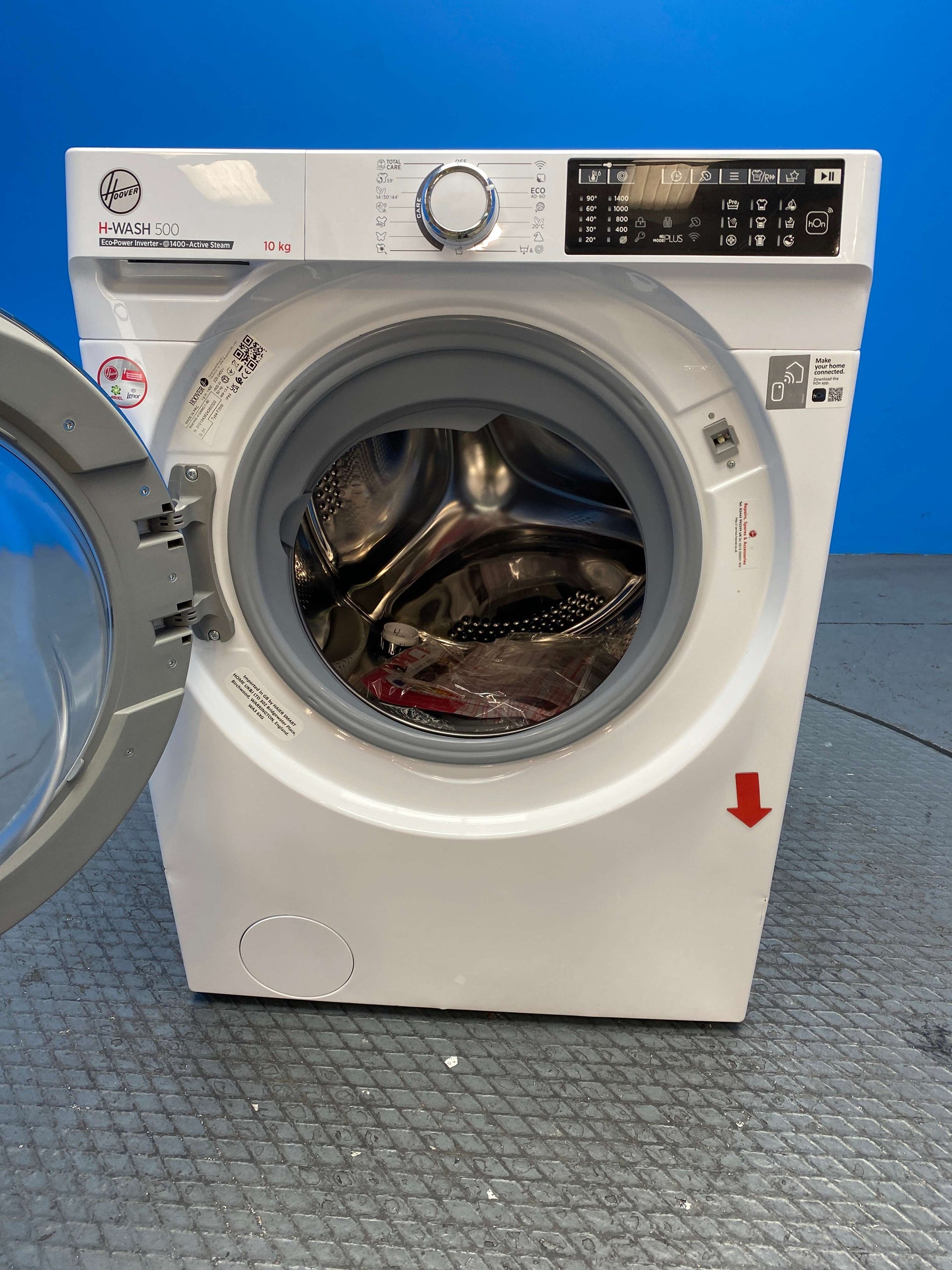 Hoover HW410AMC 10kg 1400 Spin Washing Machine