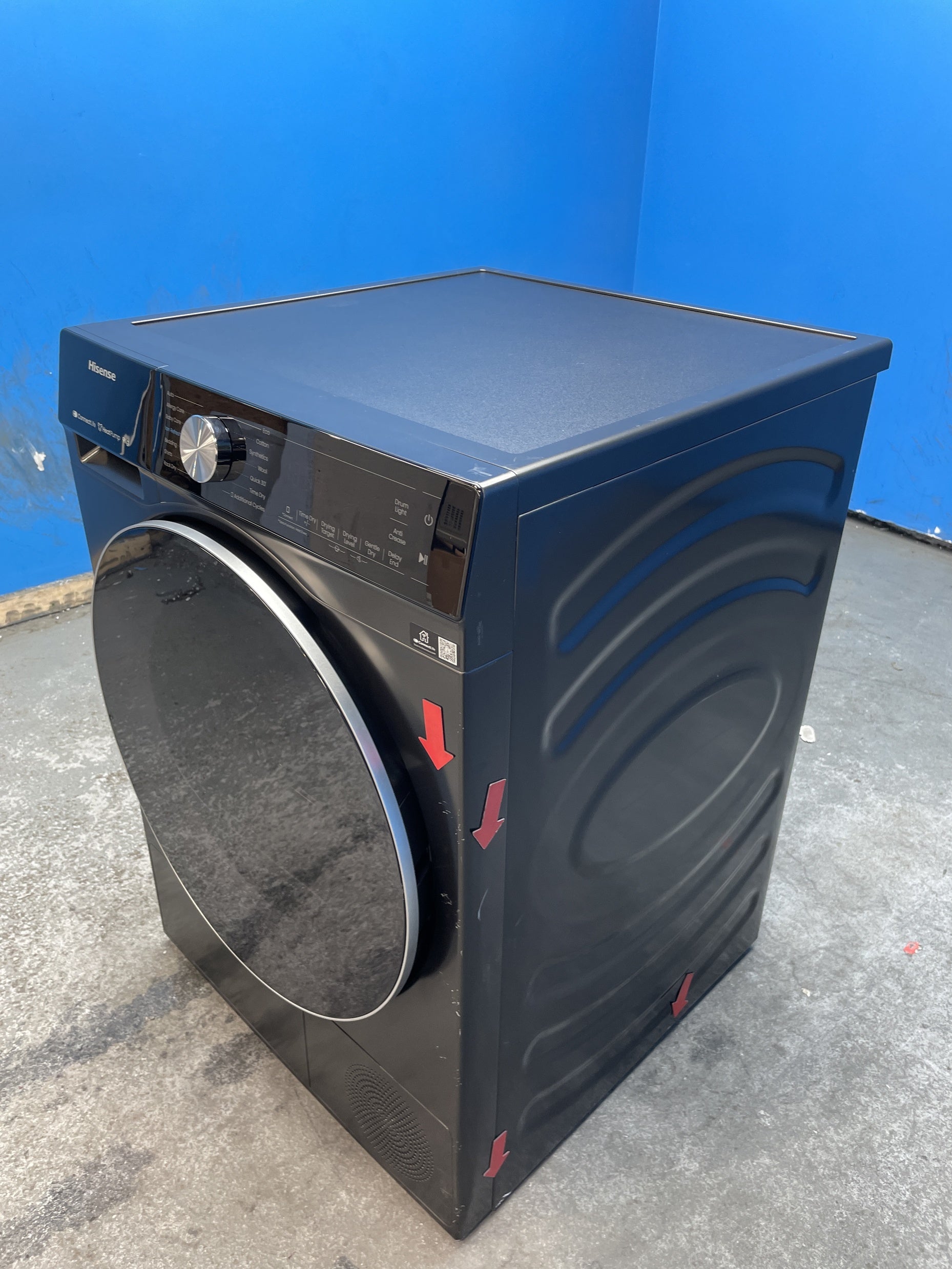 #GRC-159-626 - Hisense DH5S902BB 9kg Heat Pump Tumble Dryer