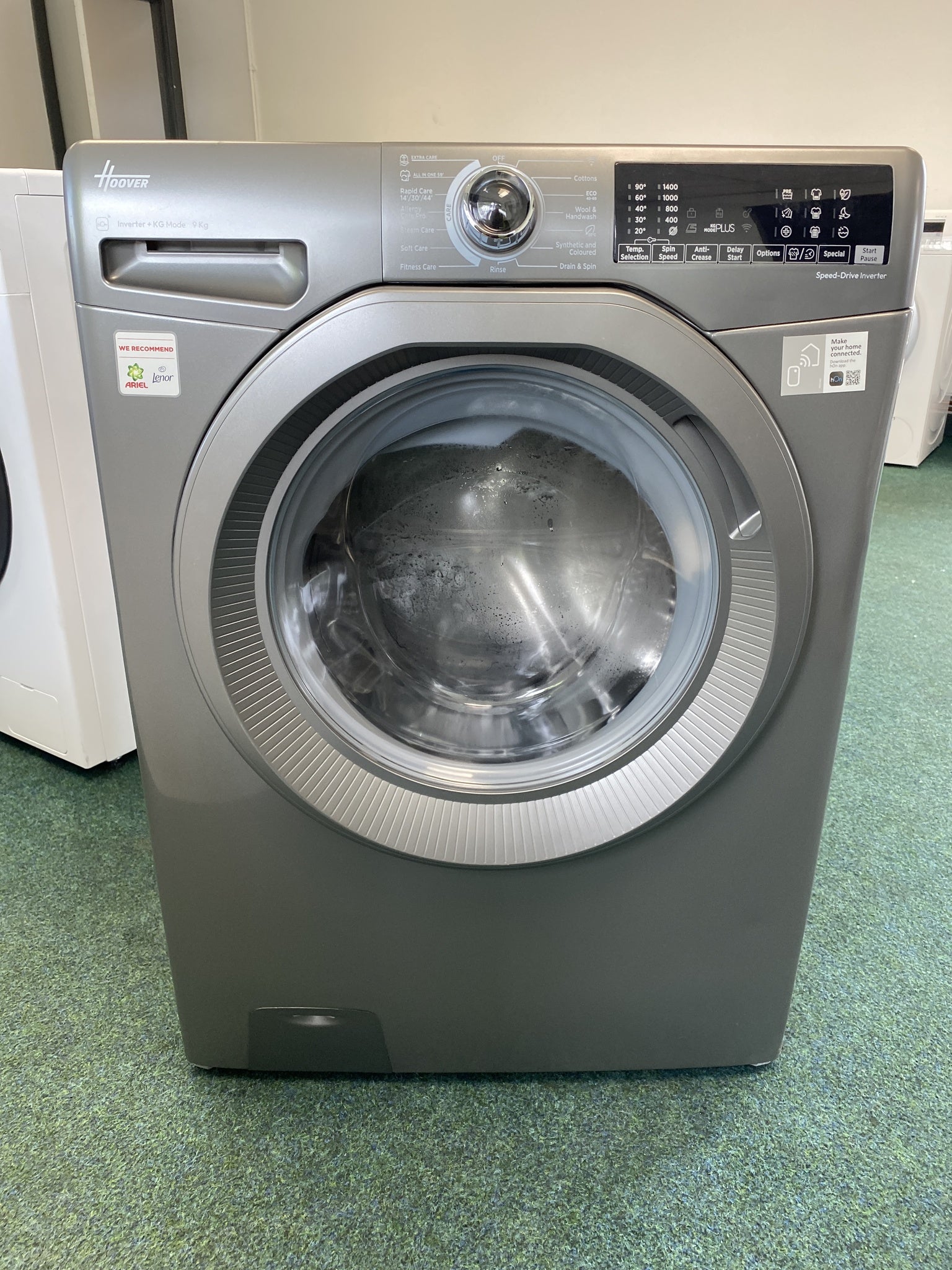 #GRC-157-129 - Hoover H3WPS496TMRR6 9kg 1400 Spin Washing Machine