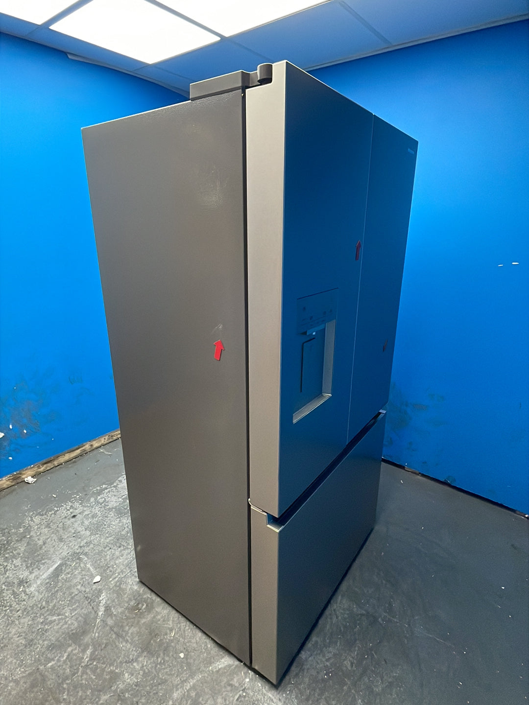#GRC-163-593 - Hisense 91.4cm French Door Fridge Freezer – 634L, Stainless Steel