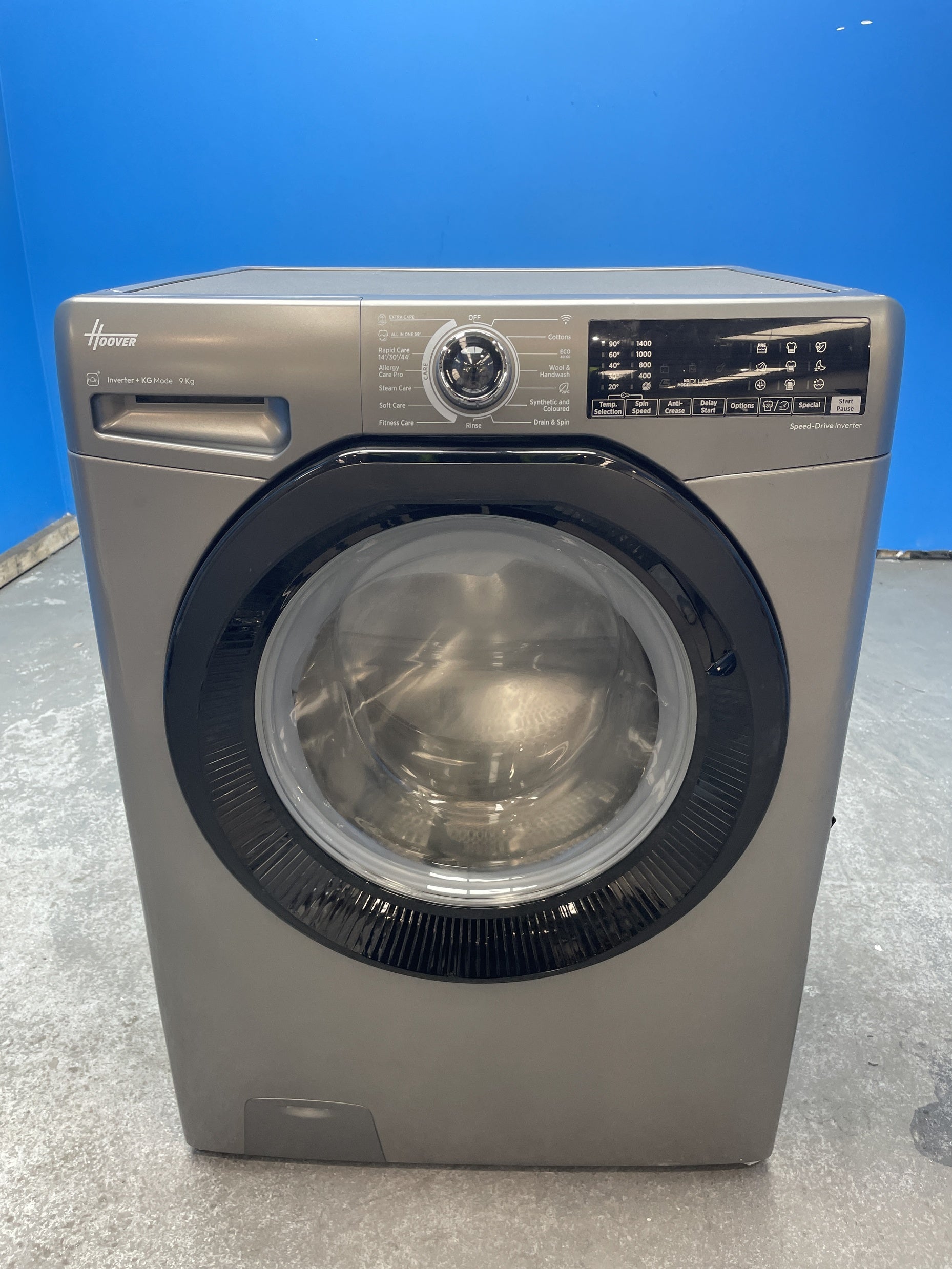 #GRC-163-126 - Hoover H3WPS496TAMBR680 9kg 1400 Spin Washing Machine