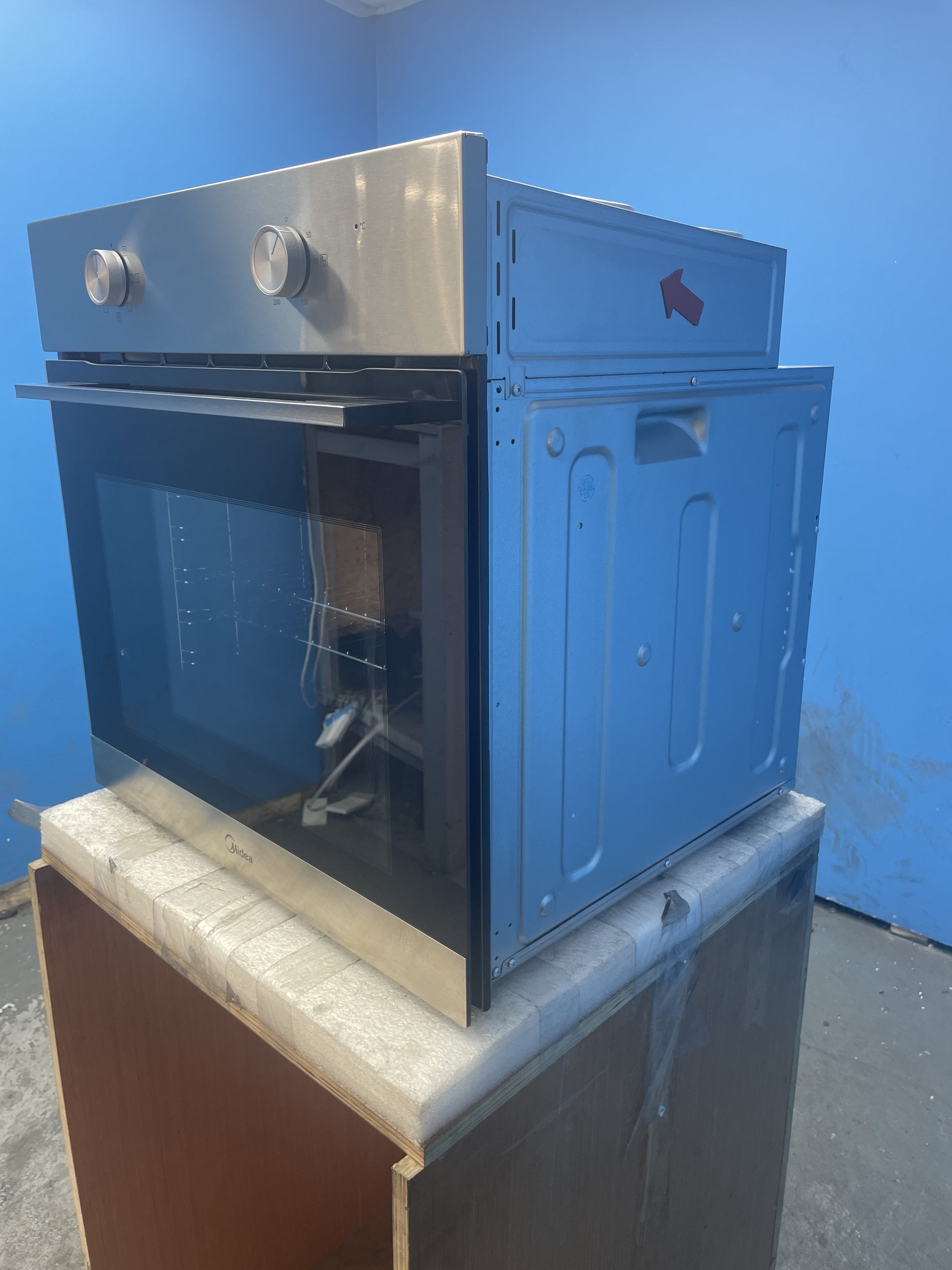 #GRC-158-788 - Midea Xpress MBO65M40M04E-SS Static Built-In Single Oven