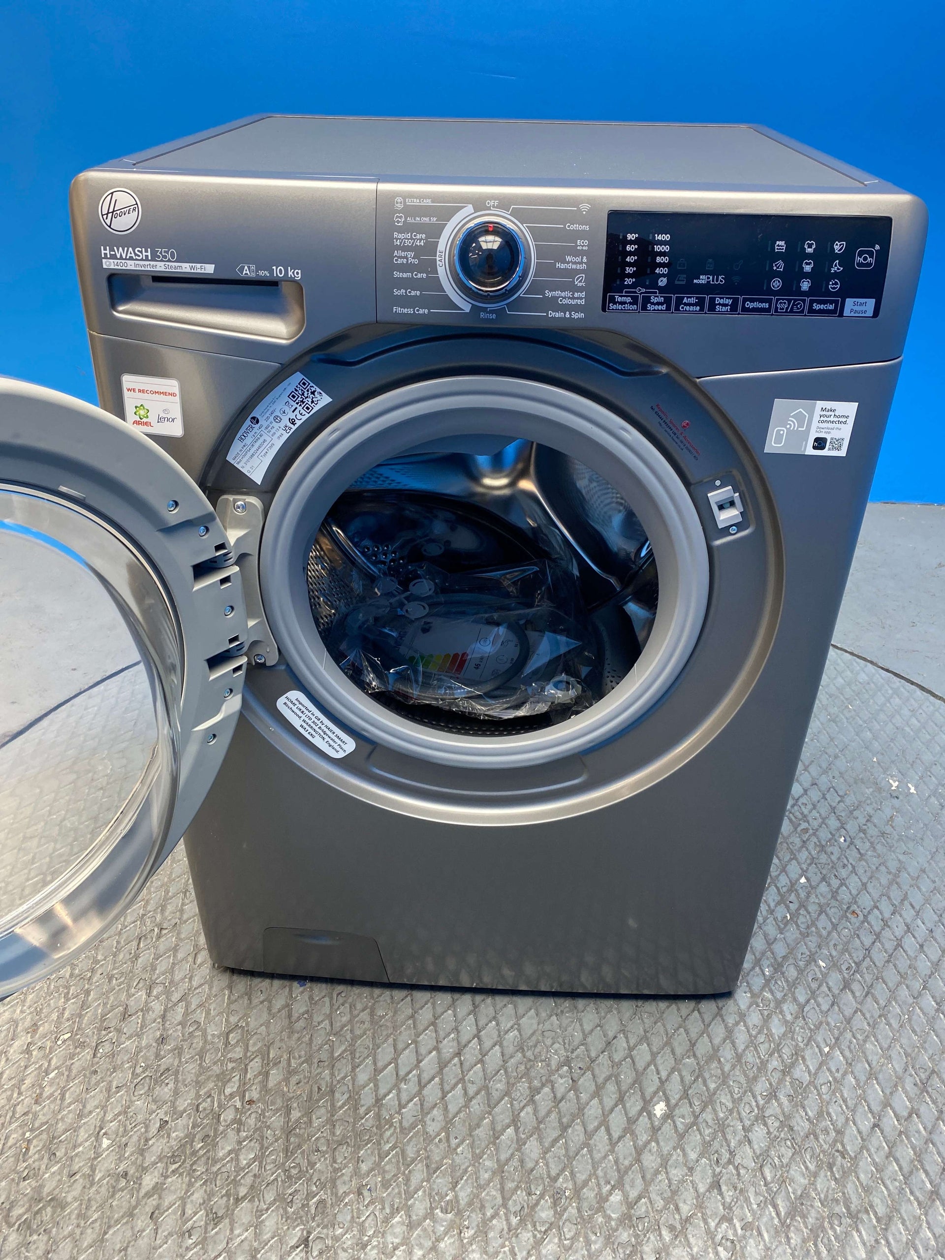 Hoover H3WPS4106TRR6 10kg 1400 Spin Washing Machine