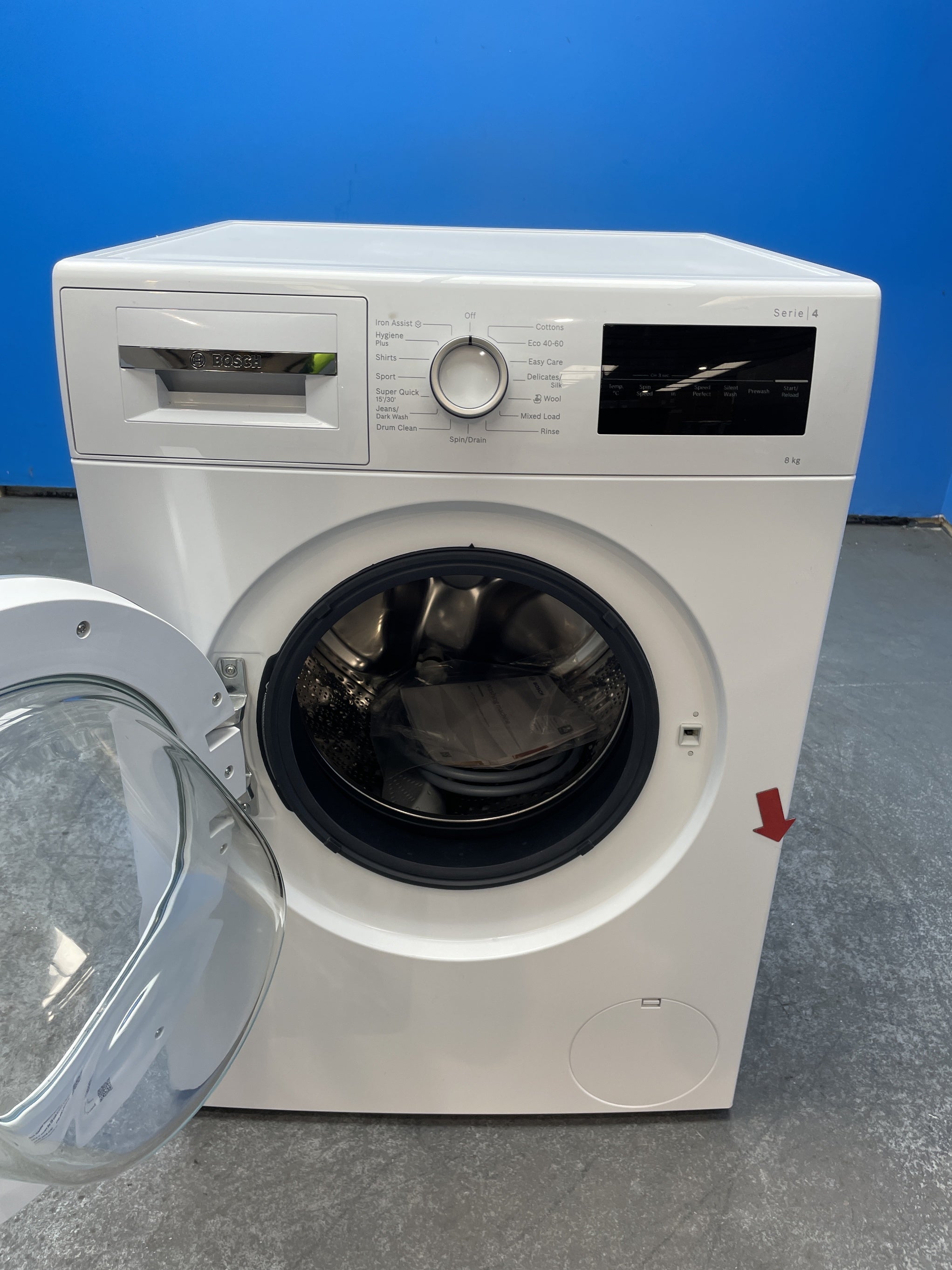 #GRC-163-872 - Bosch Series 4 8kg 1400rpm Washing Machine – SpeedPerfect, Iron Assist