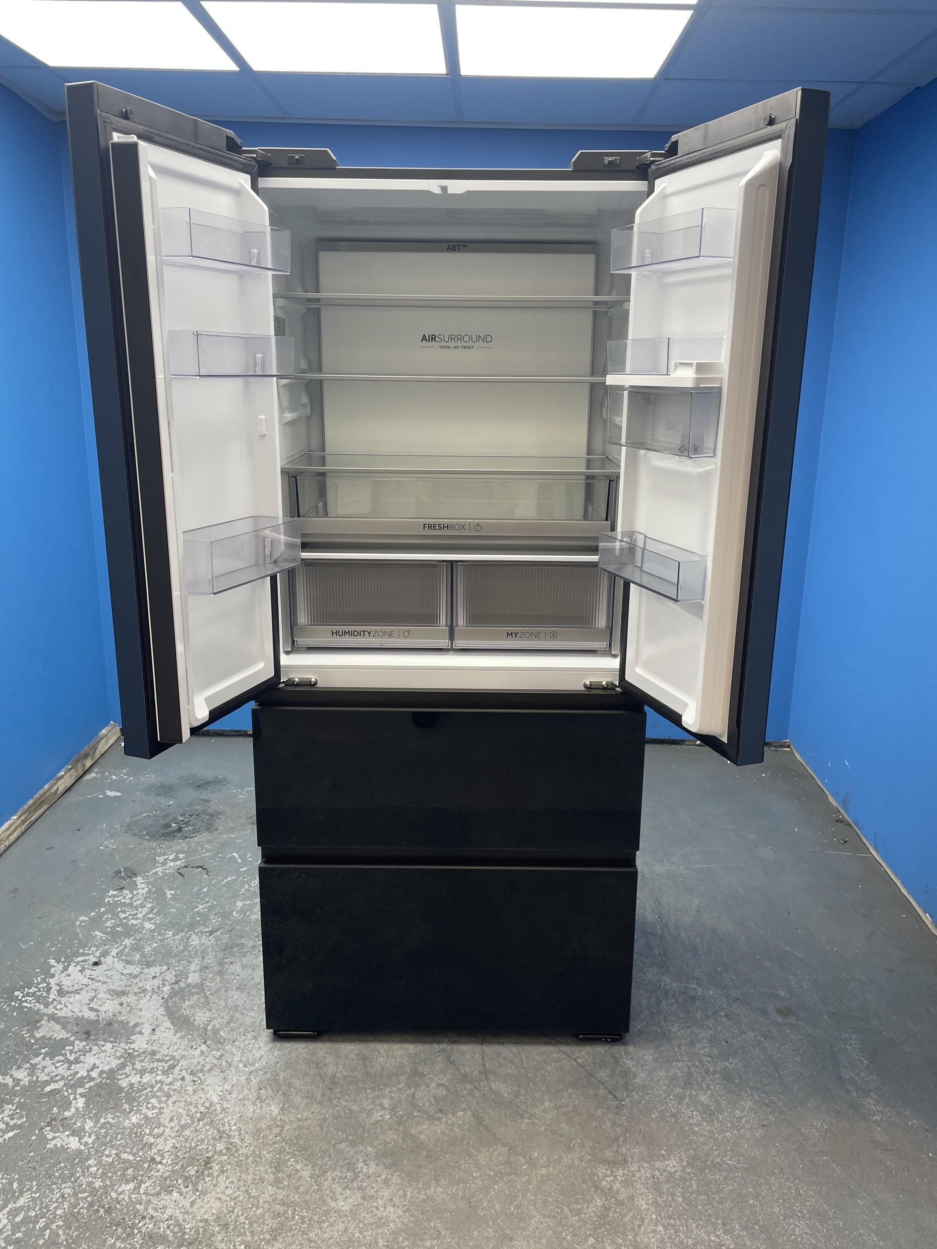 #GRC-145-112 - Haier HFKR7819DWGB SpaceFit Series 7 Multi-Door Fridge Freezer